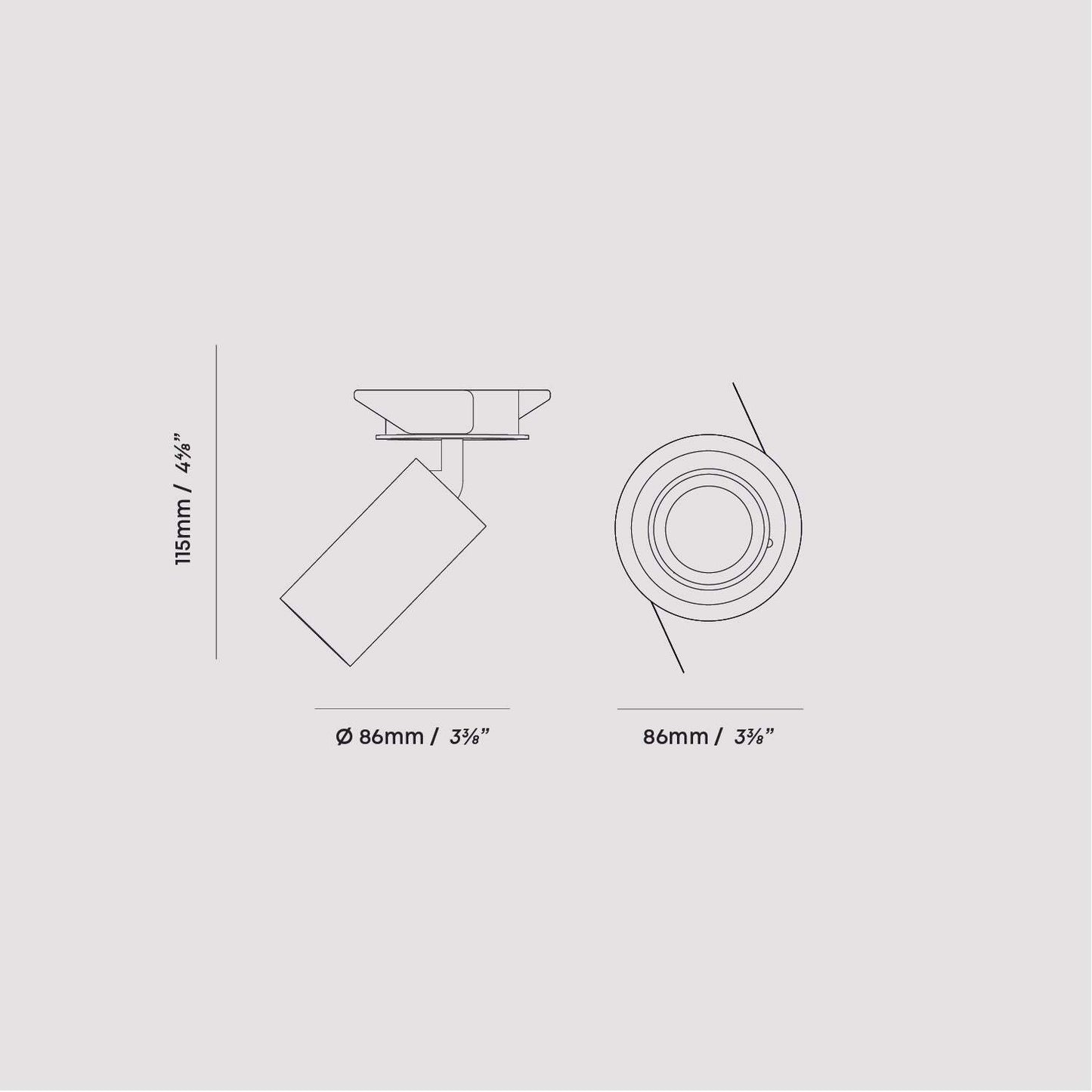 Tala Core Recessed Ceiling Spotlight