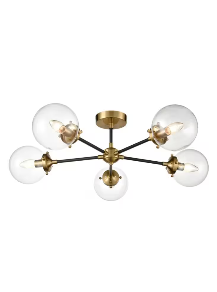 Captive 5-Light Ceiling Fitting