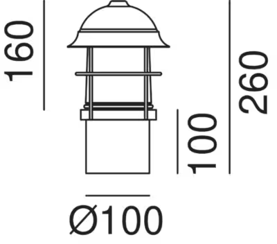 Garden Exterior Bollard