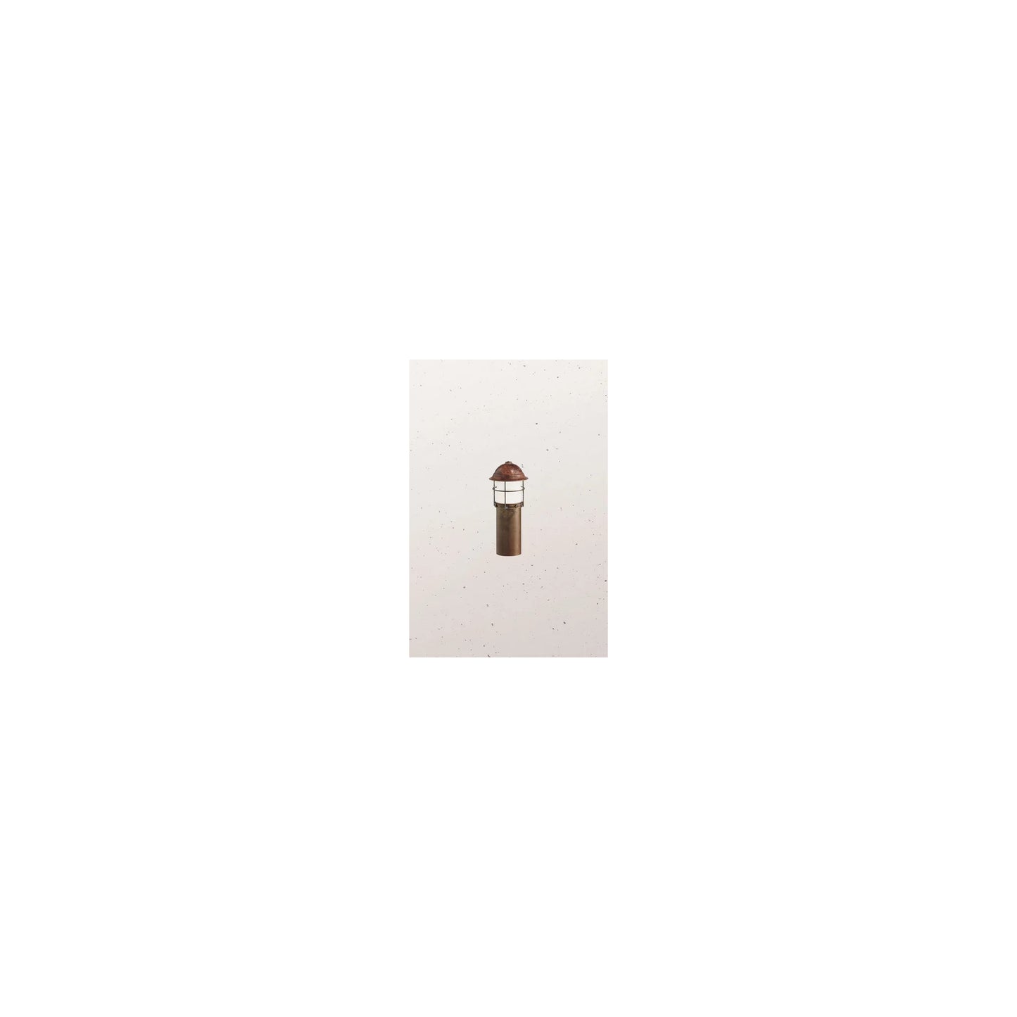Garden Exterior Bollard in Antique Brass