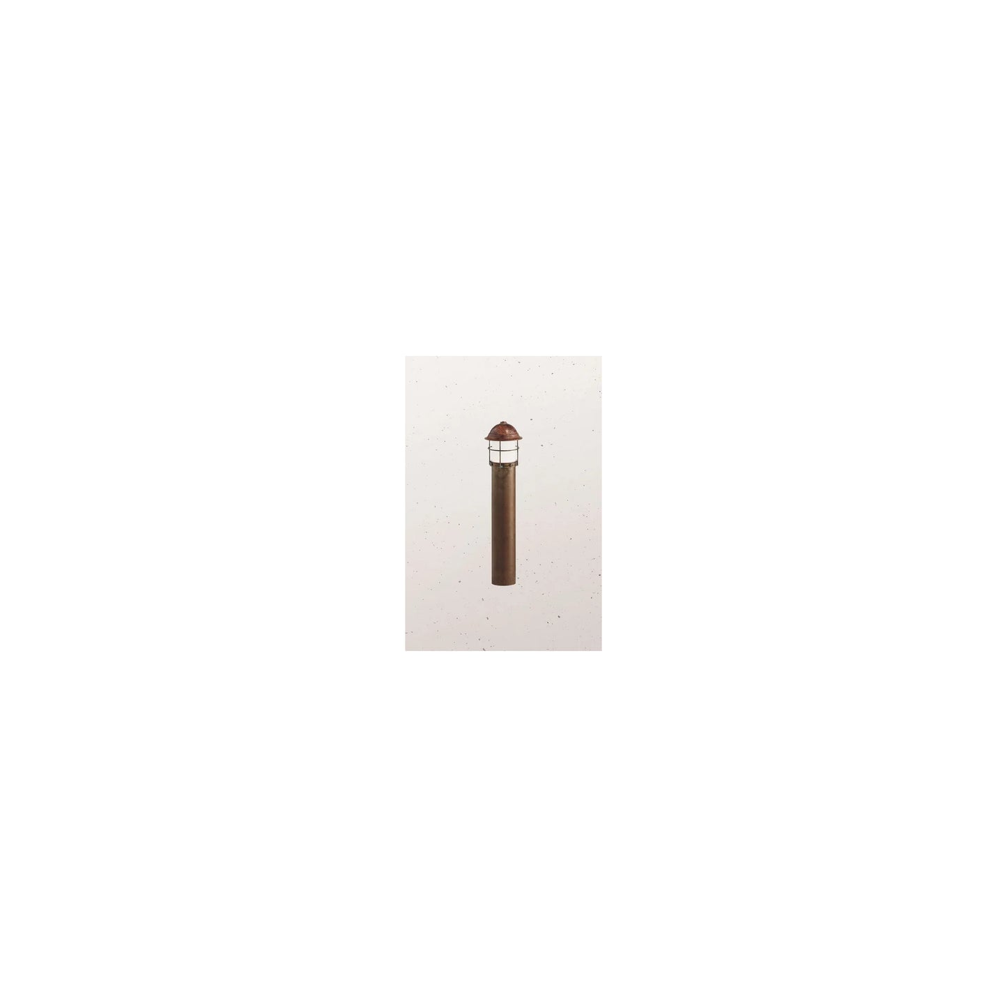 Garden Exterior Bollard in Antique Brass