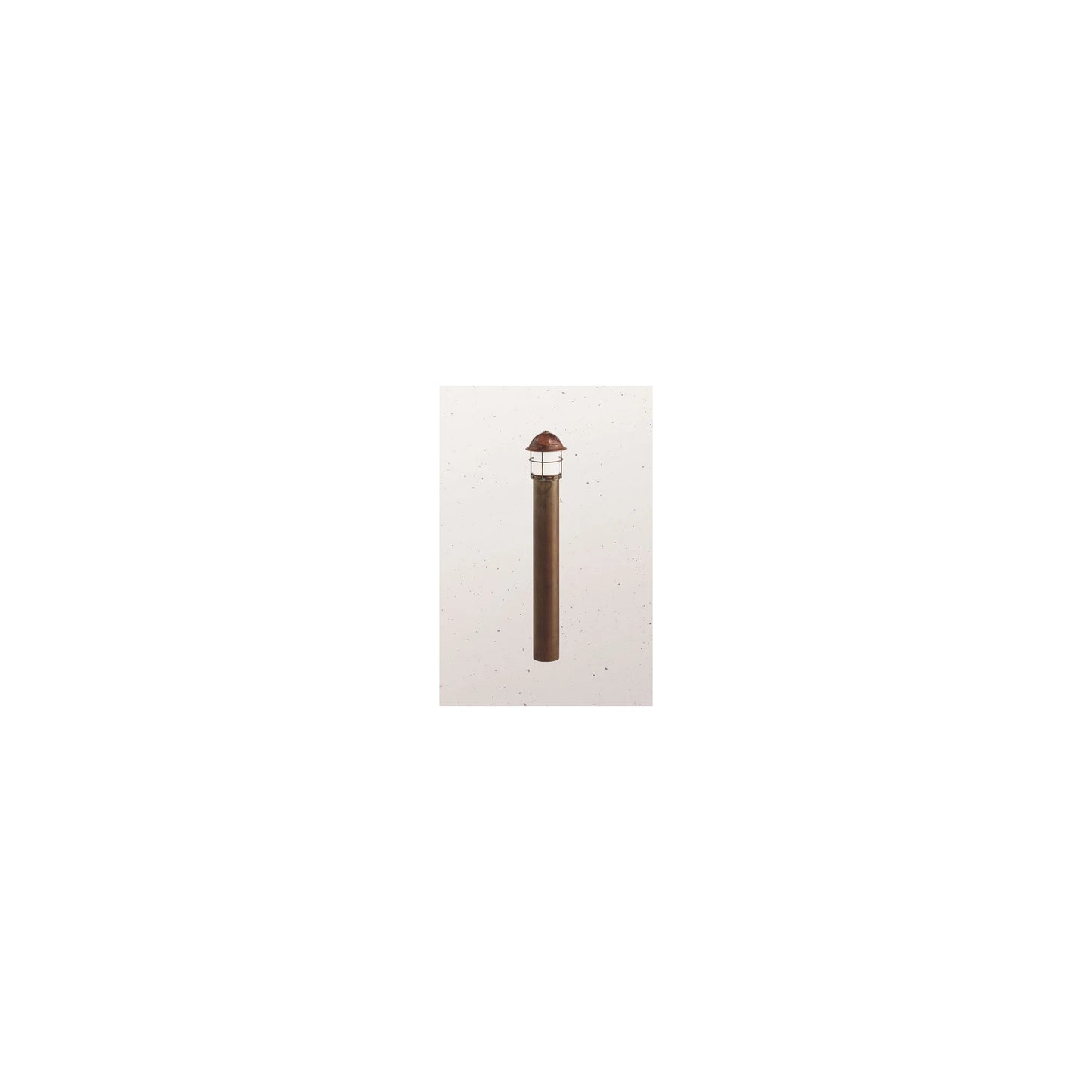 Garden Exterior Bollard in Antique Brass