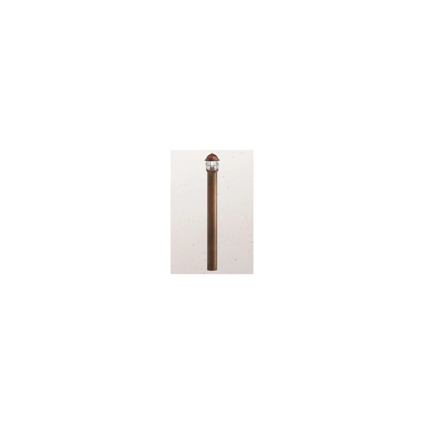 Garden Exterior Bollard in Antique Brass