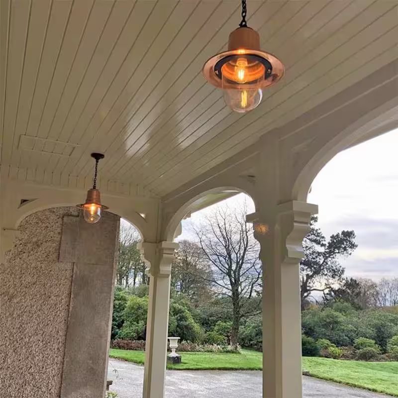 Classic Railway Style Hanging Light With Chain 0.33M