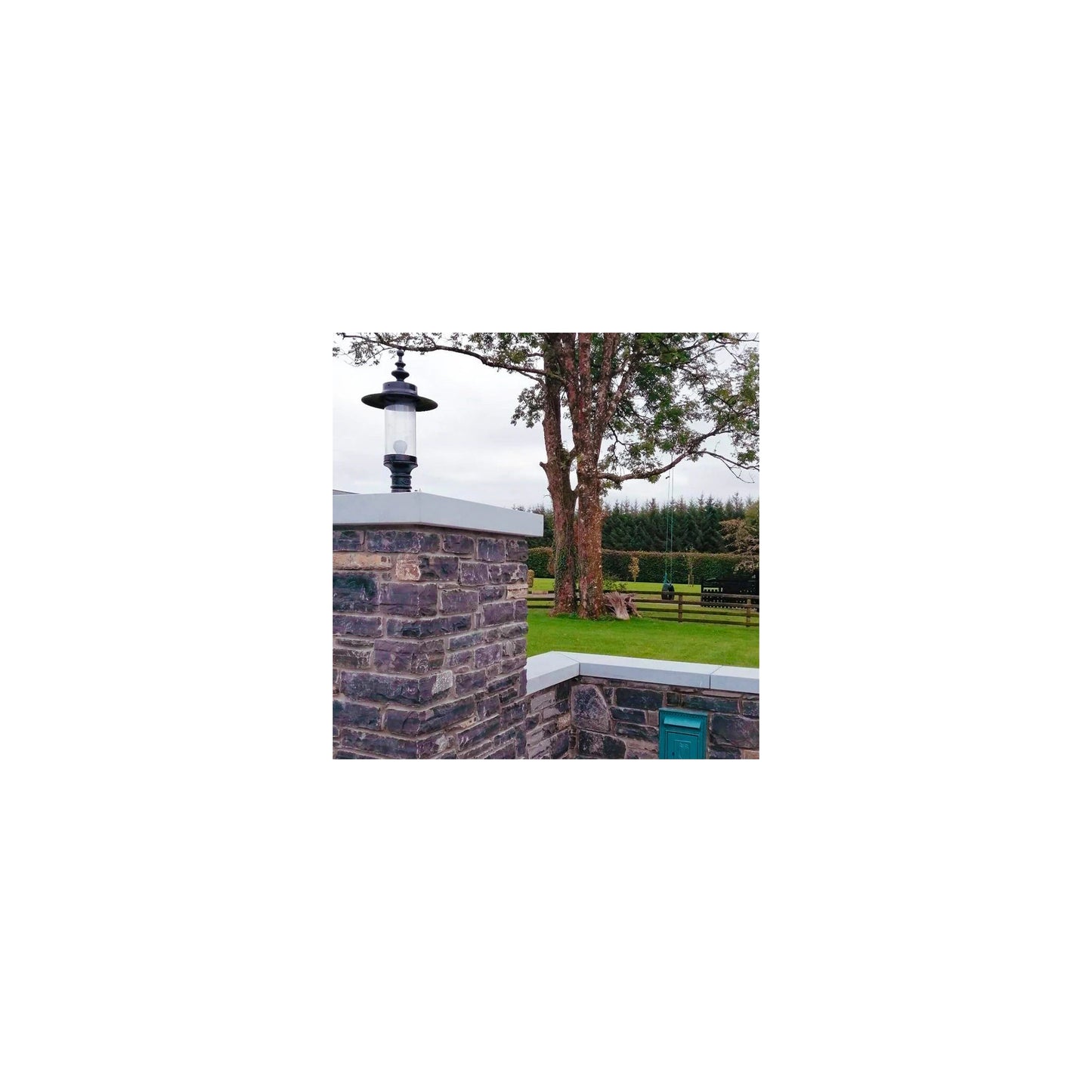Georgian style pier light for flat piers 0.65m