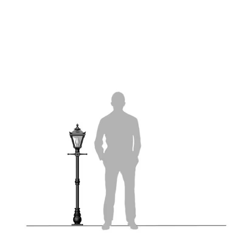 Victorian Traditional Cast Iron Lamp Post 1.4M