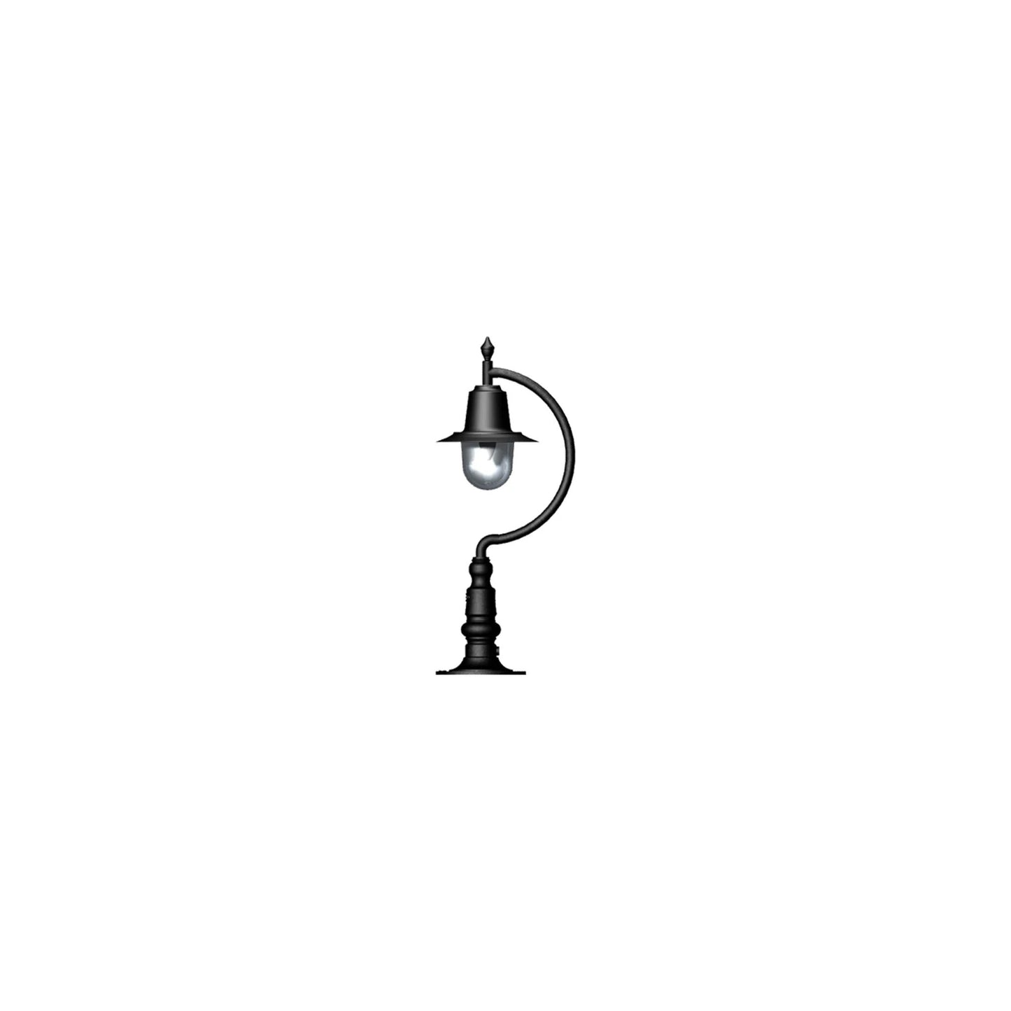Vintage tear drop pier light for flat piers