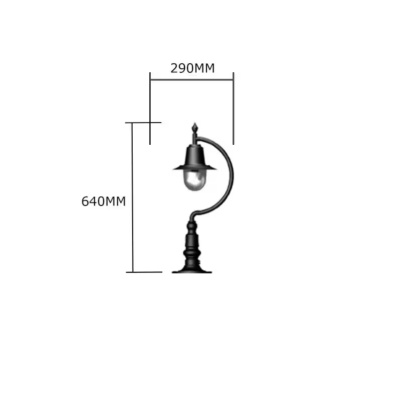 Vintage Tear Drop Pier Light For Flat Piers