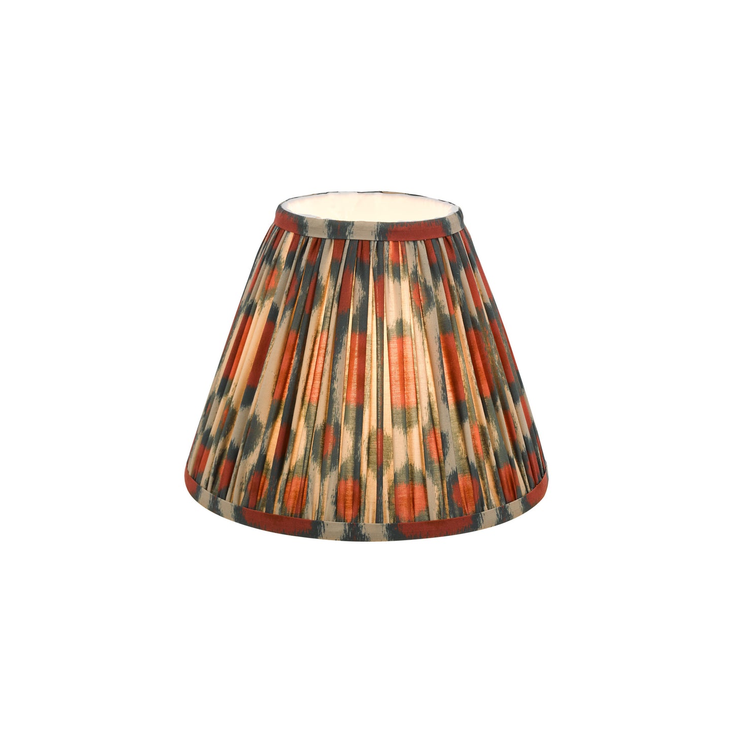 Ikat Cotton Tapered drum Shade