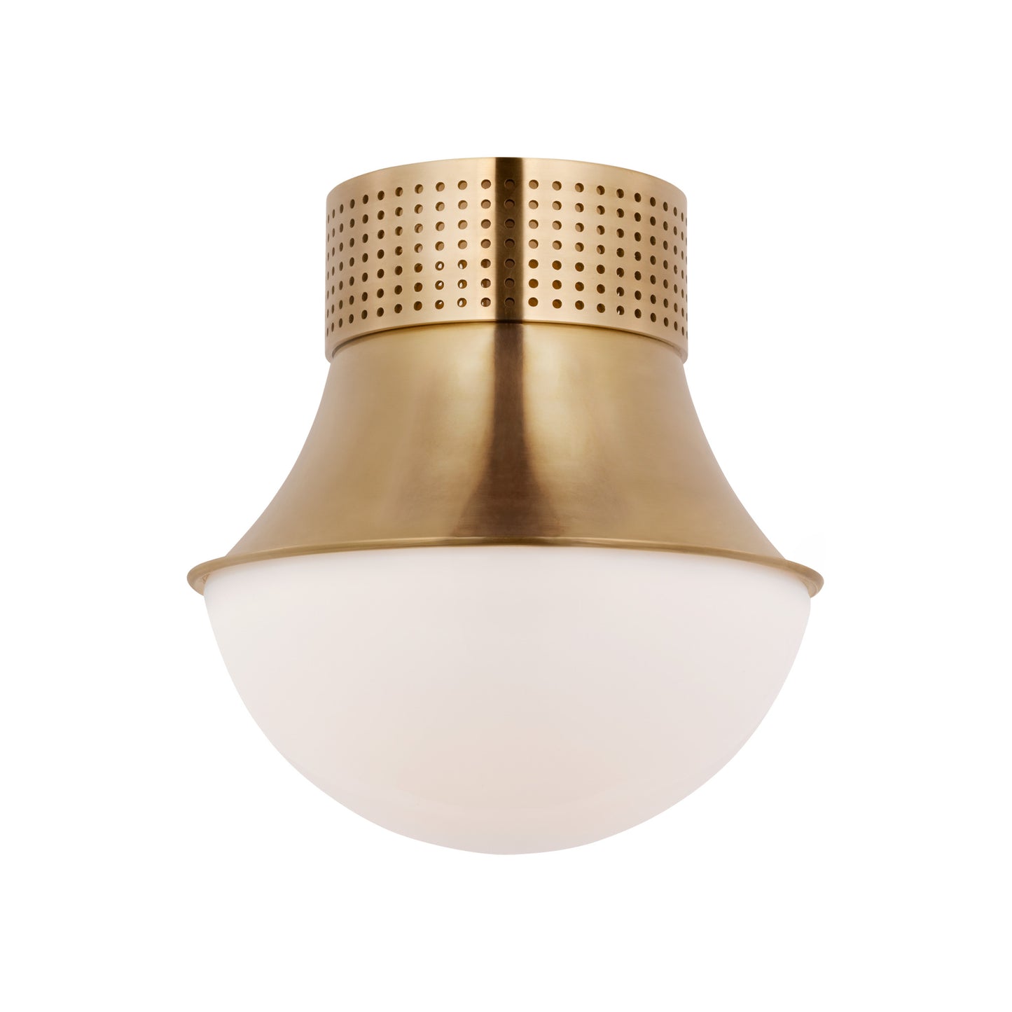 Precision 9" Flush Mount with White Glass