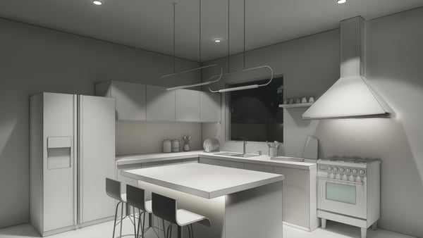 Modern chefs kitchen