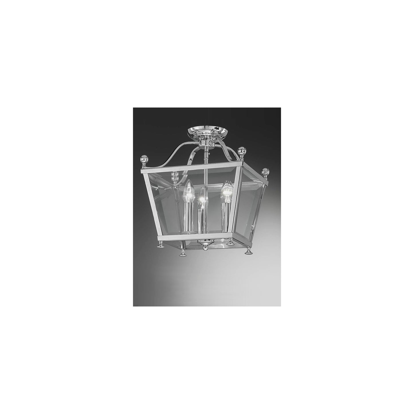 Atrine 3-Light Flush Lantern