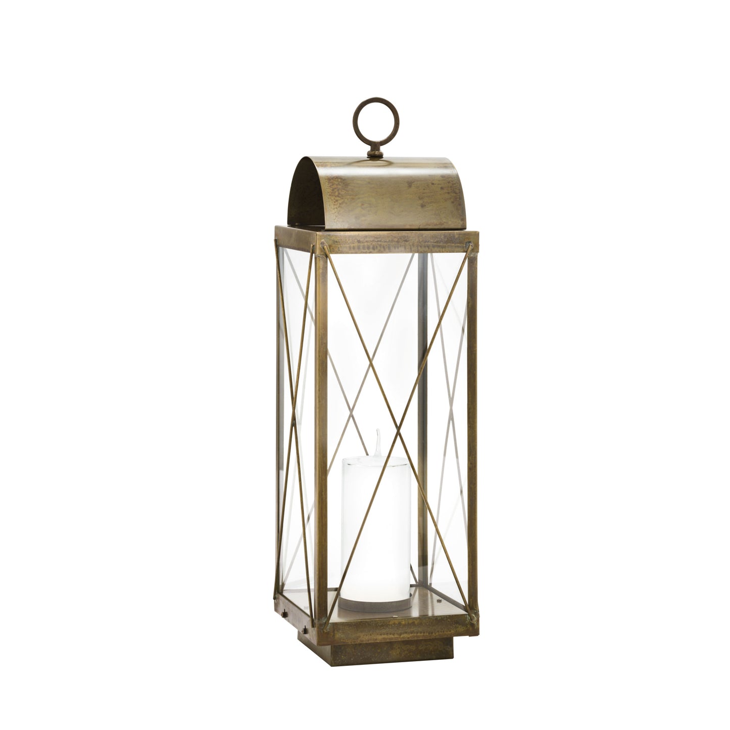 Lanterne 265.11 Outdoor Floor Lamp in Brass