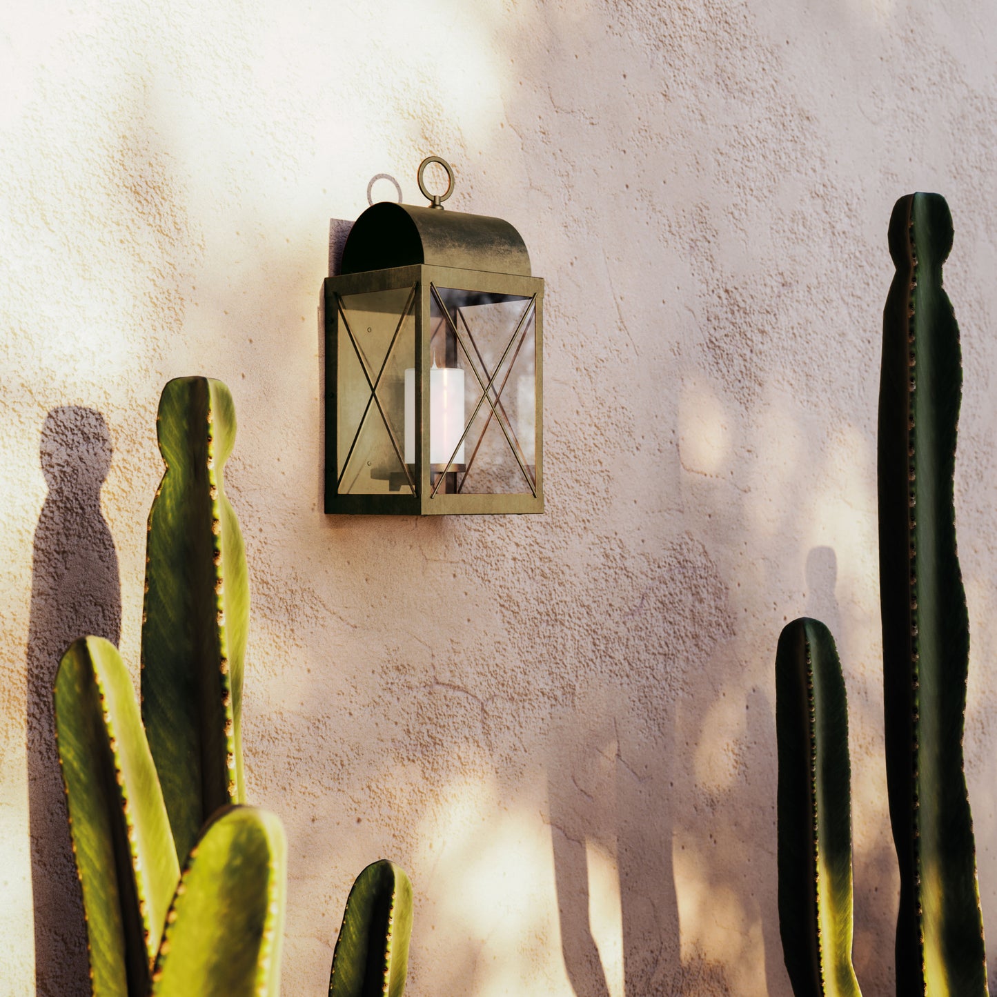 Lanterne 265.13 Outdoor Wall Light in Brass