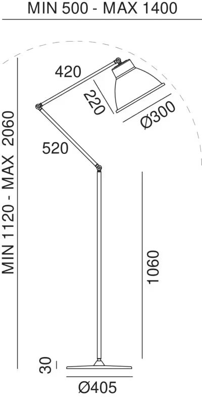 Loft Functional Indoor Floor Lamp