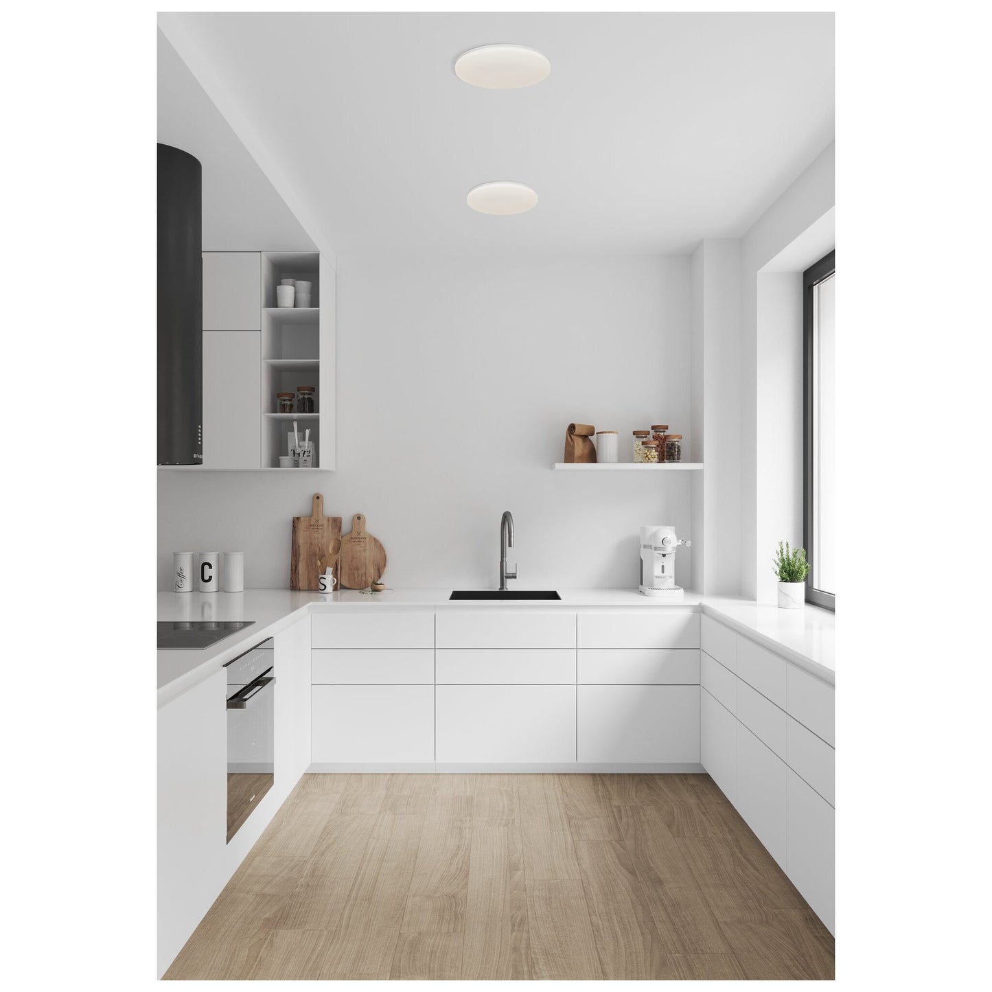 Vic Ceiling Light in White