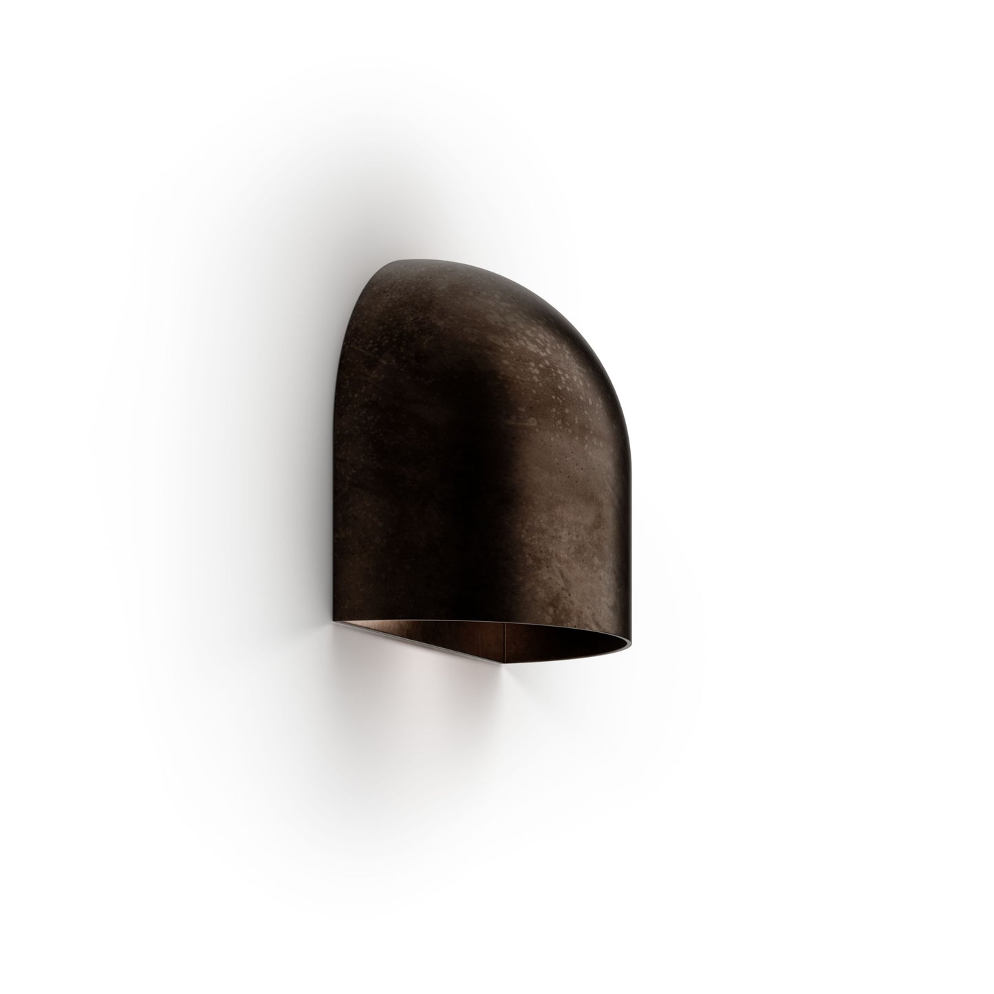 Mask Outdoor Wall Light in Dark Brass