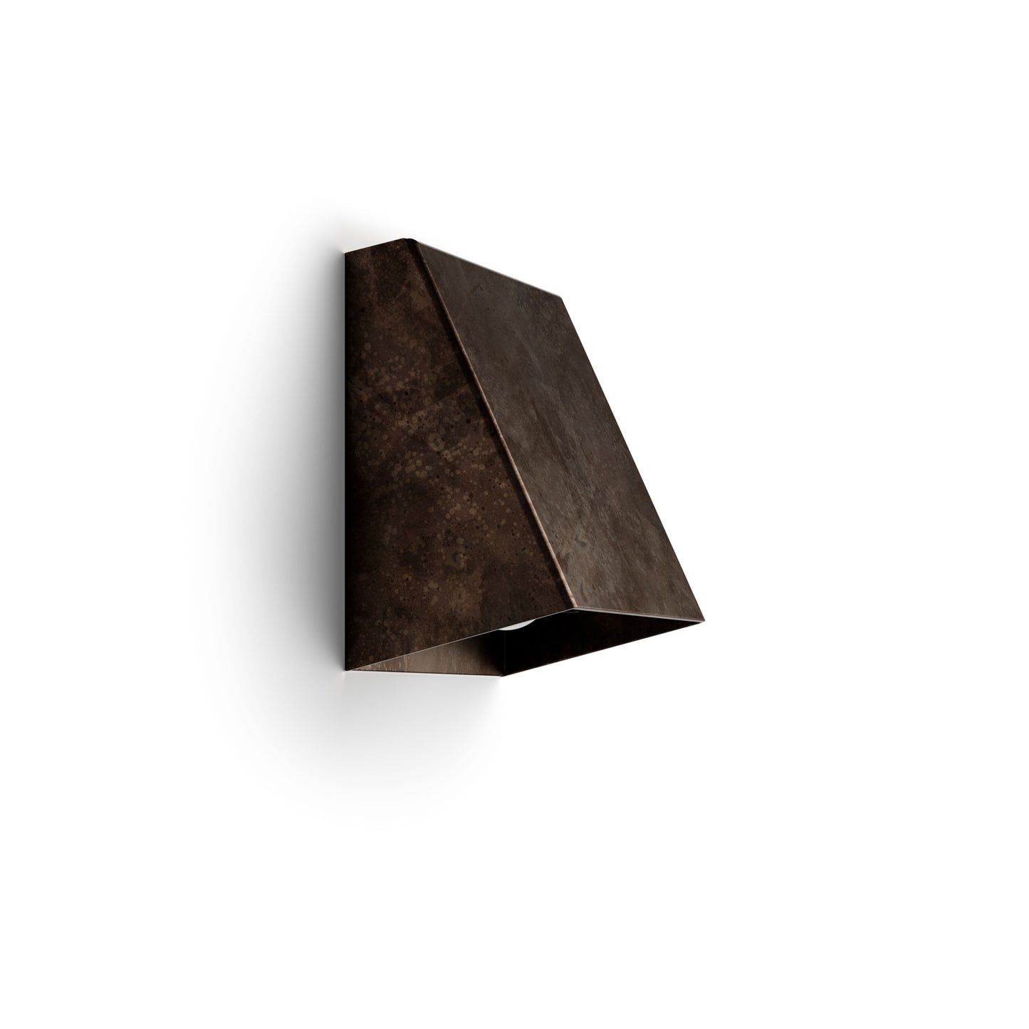 Mask 298.02 Outdoor Wall Light in Dark Brass