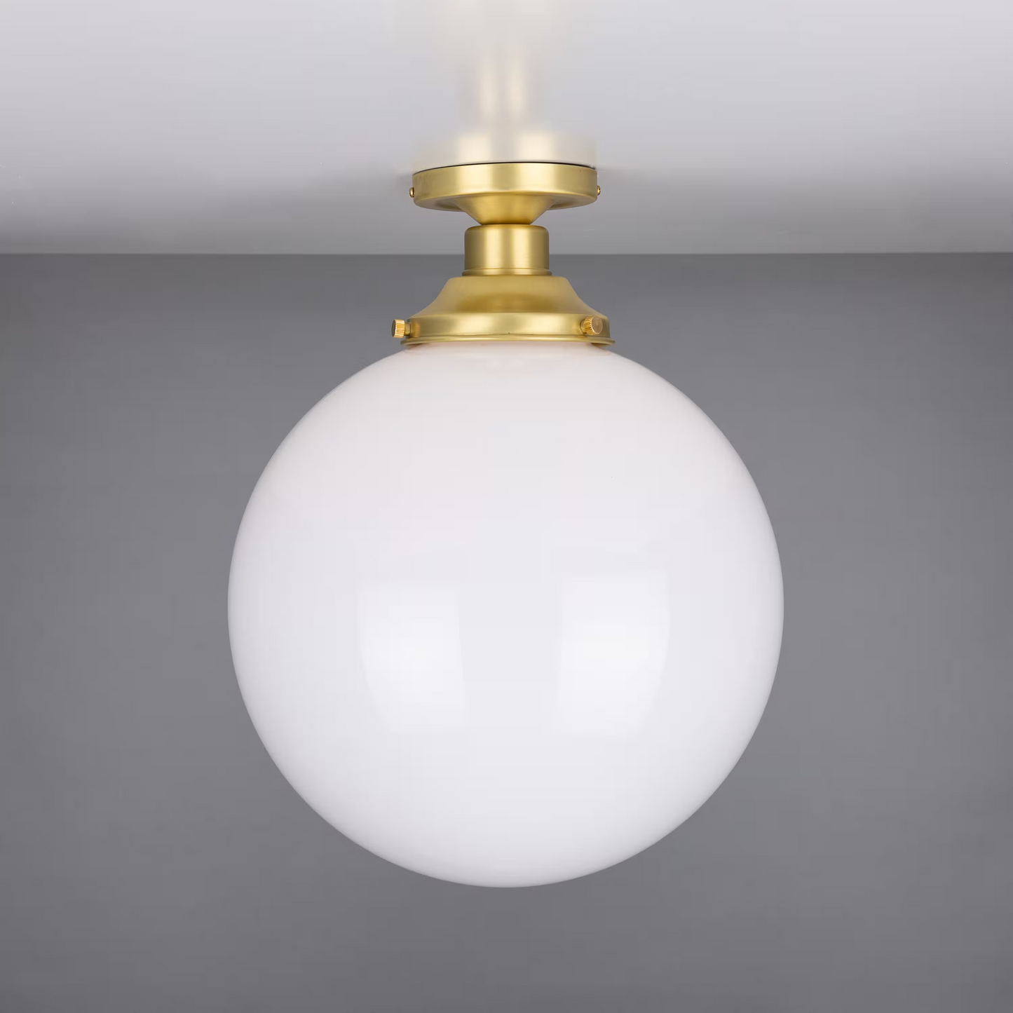 Yerevan Opal Glass Flush Ceiling Light