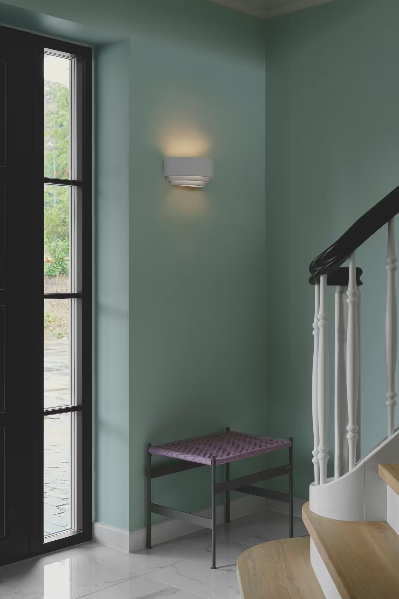 Lancio Oblong Wall light in White