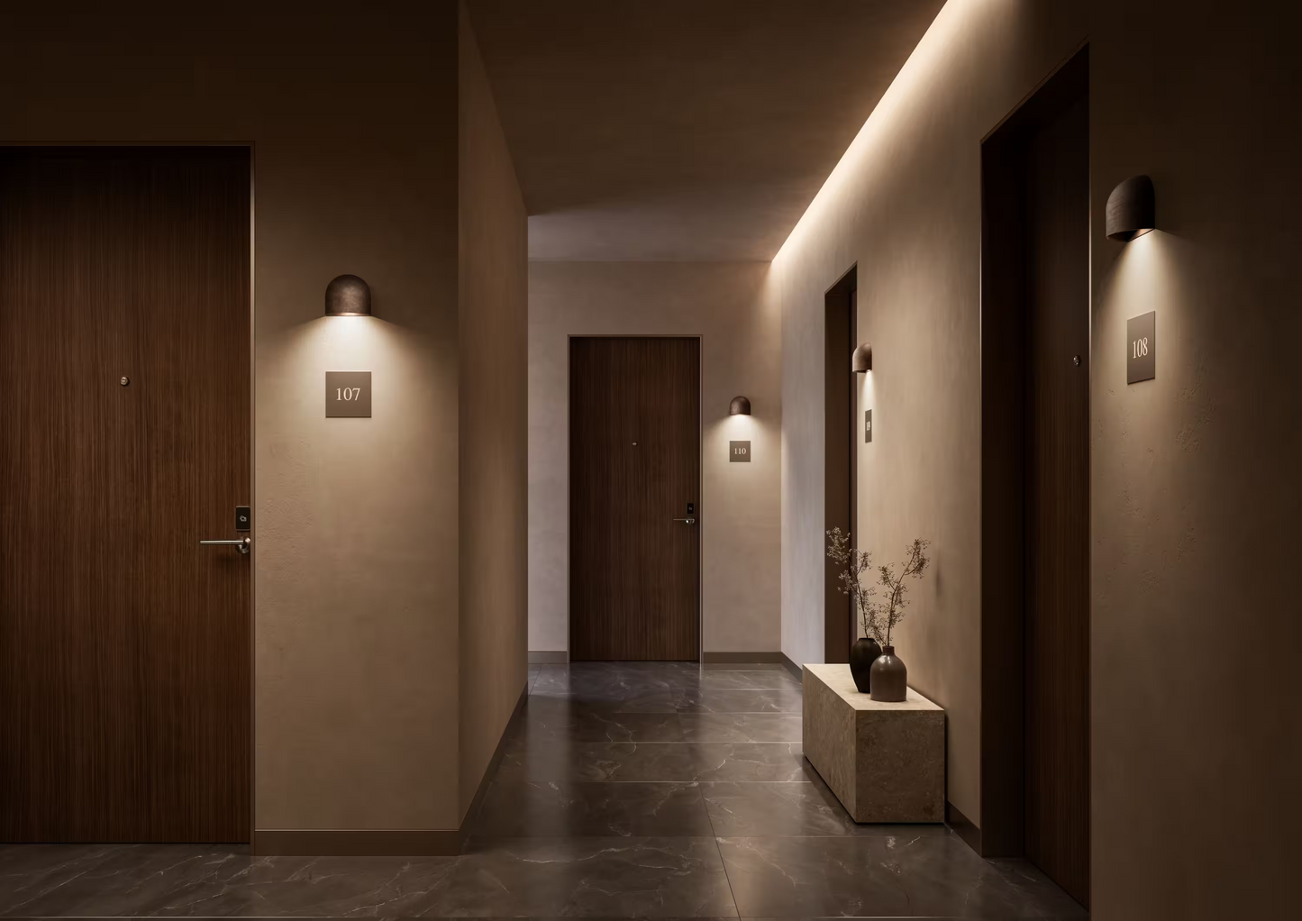 Mask Outdoor Wall Light