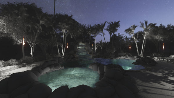 Natural lagoon pool