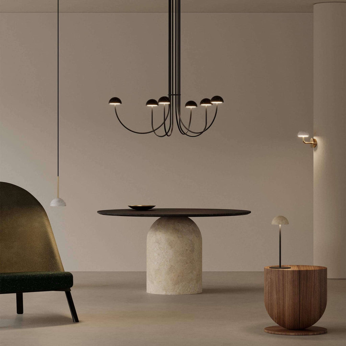 Dussa 6-Light LED Chandelier