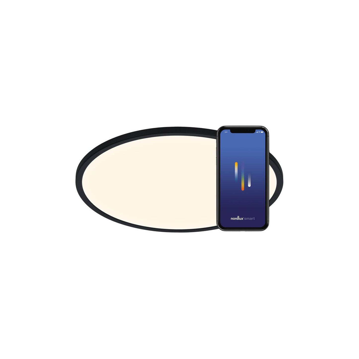 Oja Smart Ceiling Light in Black