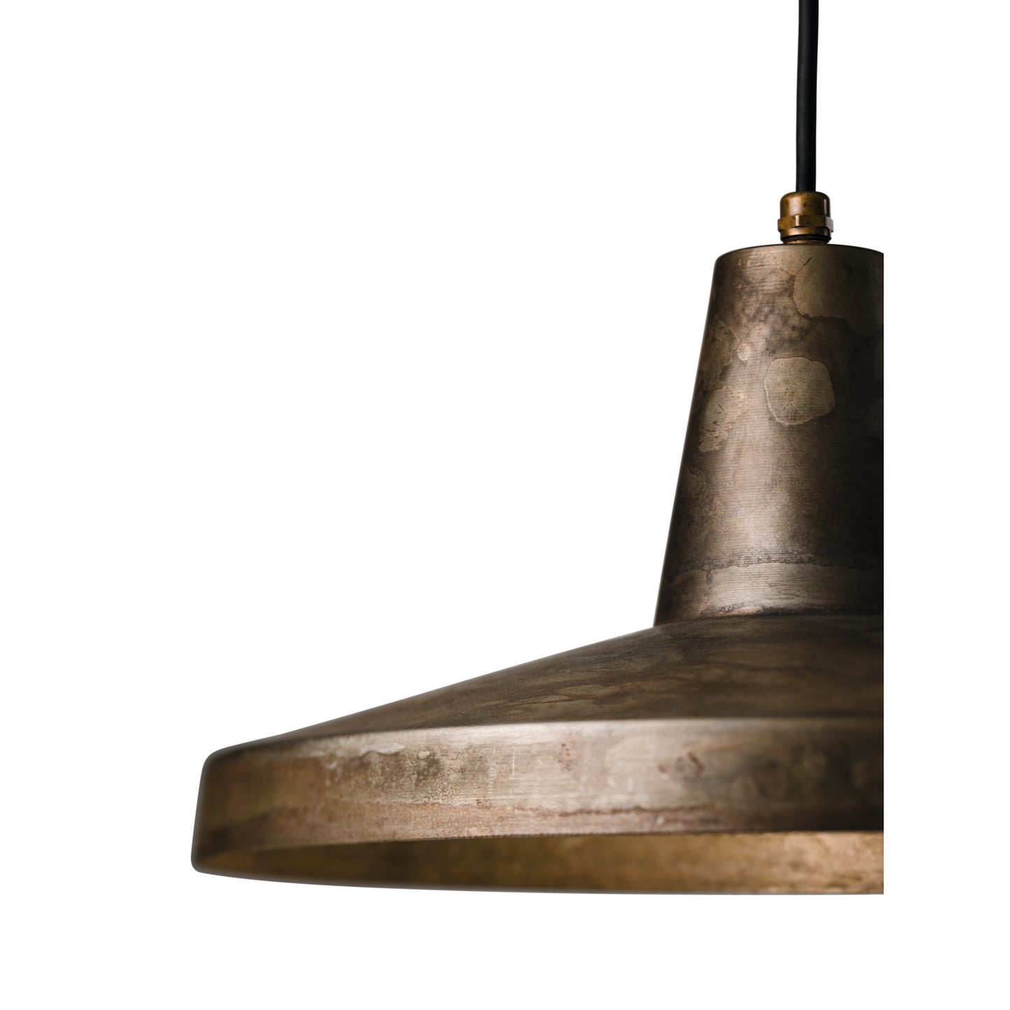 Officina Single Pendant in Antique Iron