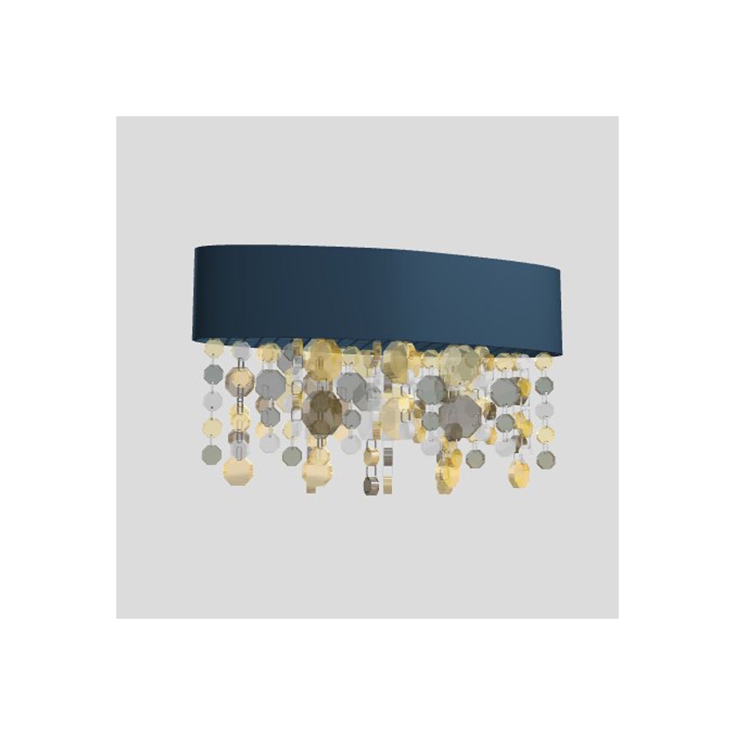 Ola A1 OV 30 E14 Wall Light with Colored Glass