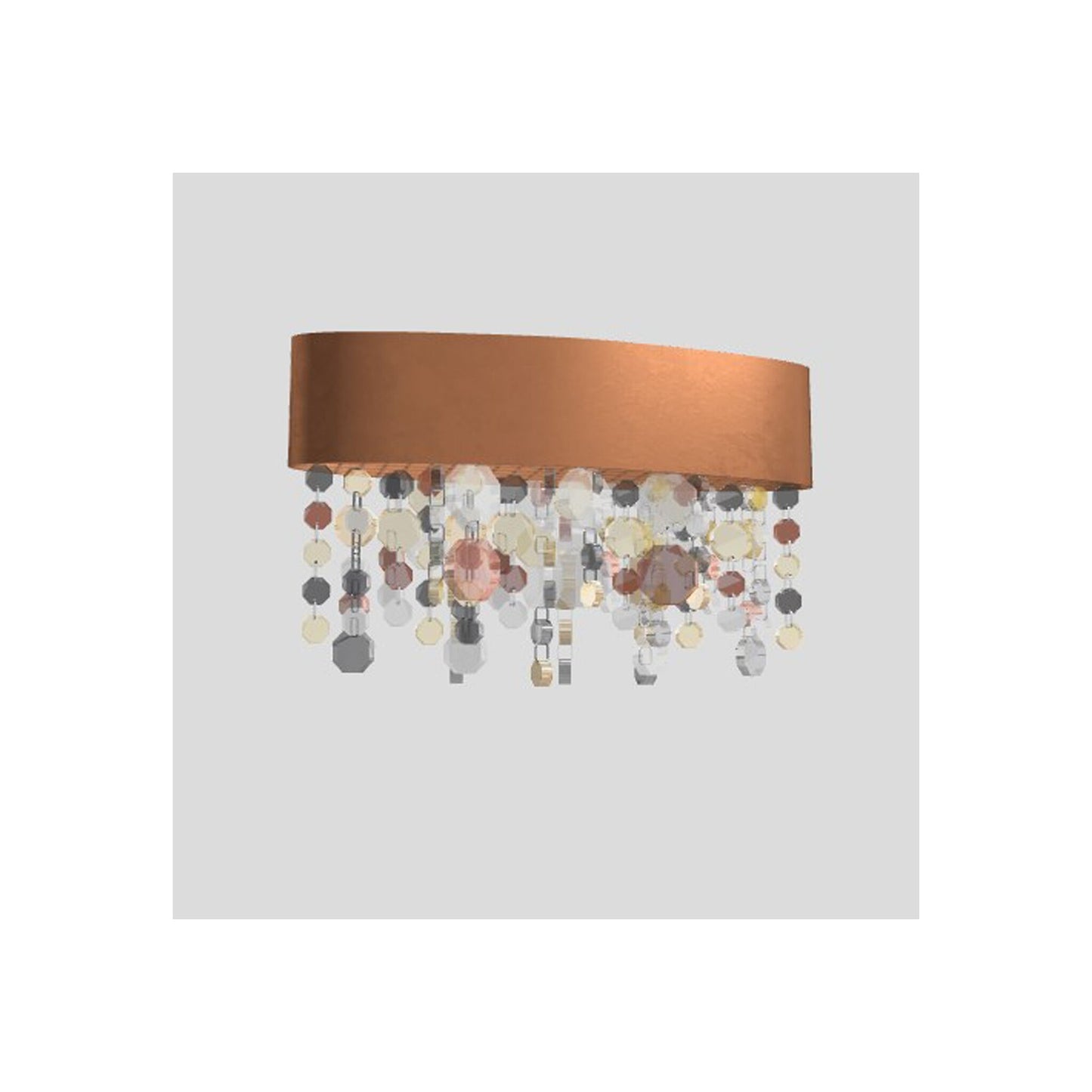 Ola A1 OV 30 E14 Wall Light with Colored Glass