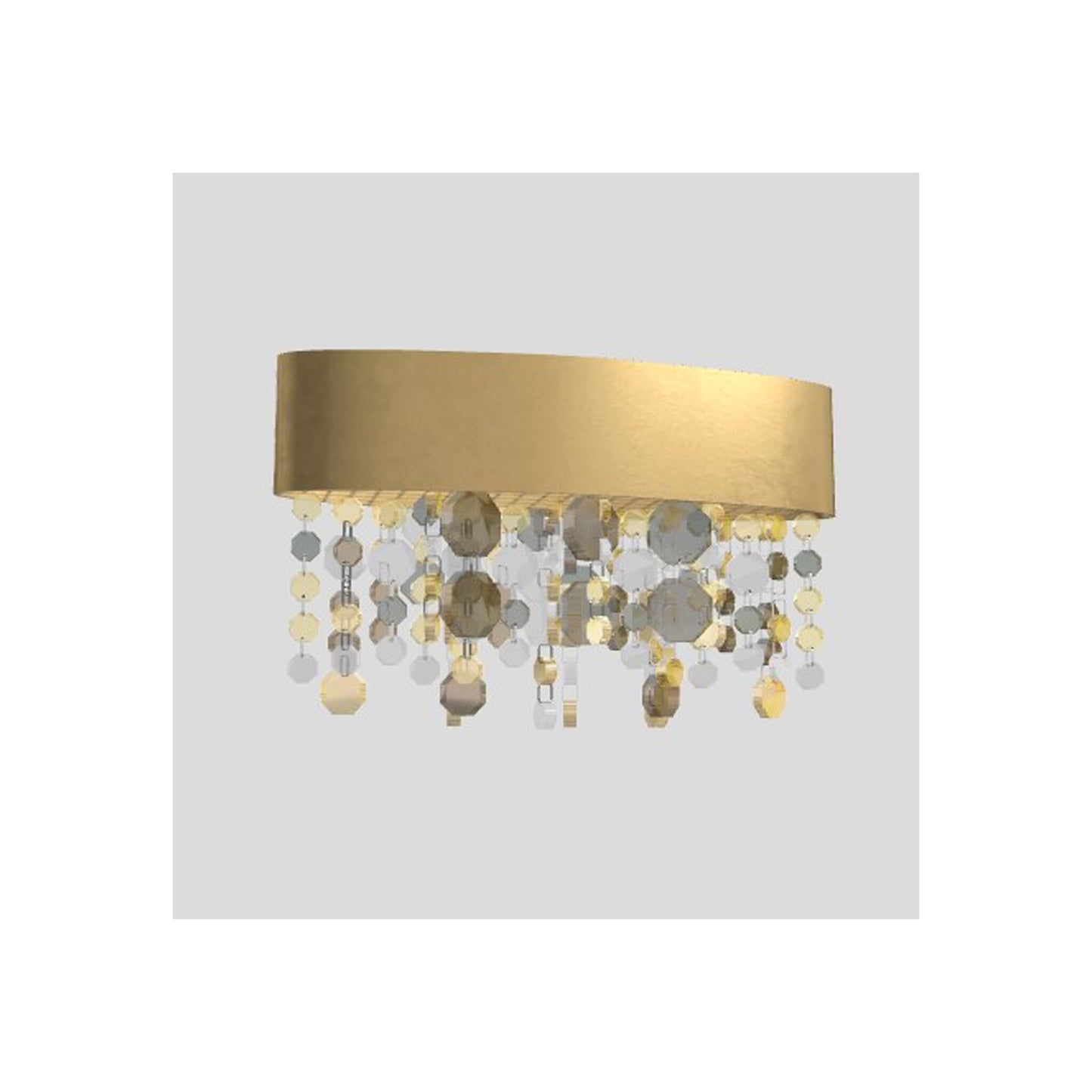 Ola A1 OV 30 E14 Wall Light with Colored Glass
