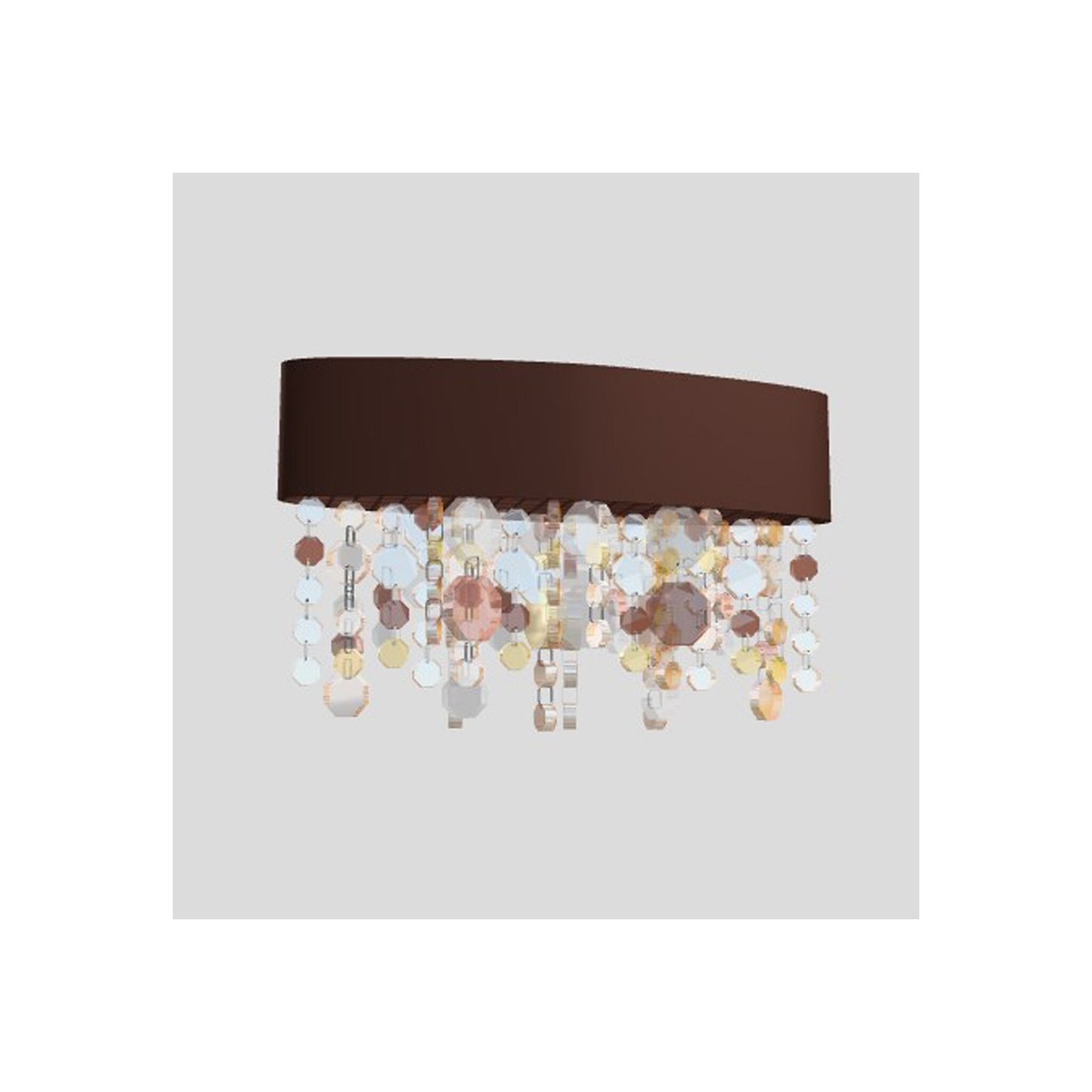 Ola A1 OV 30 E14 Wall Light with Colored Glass