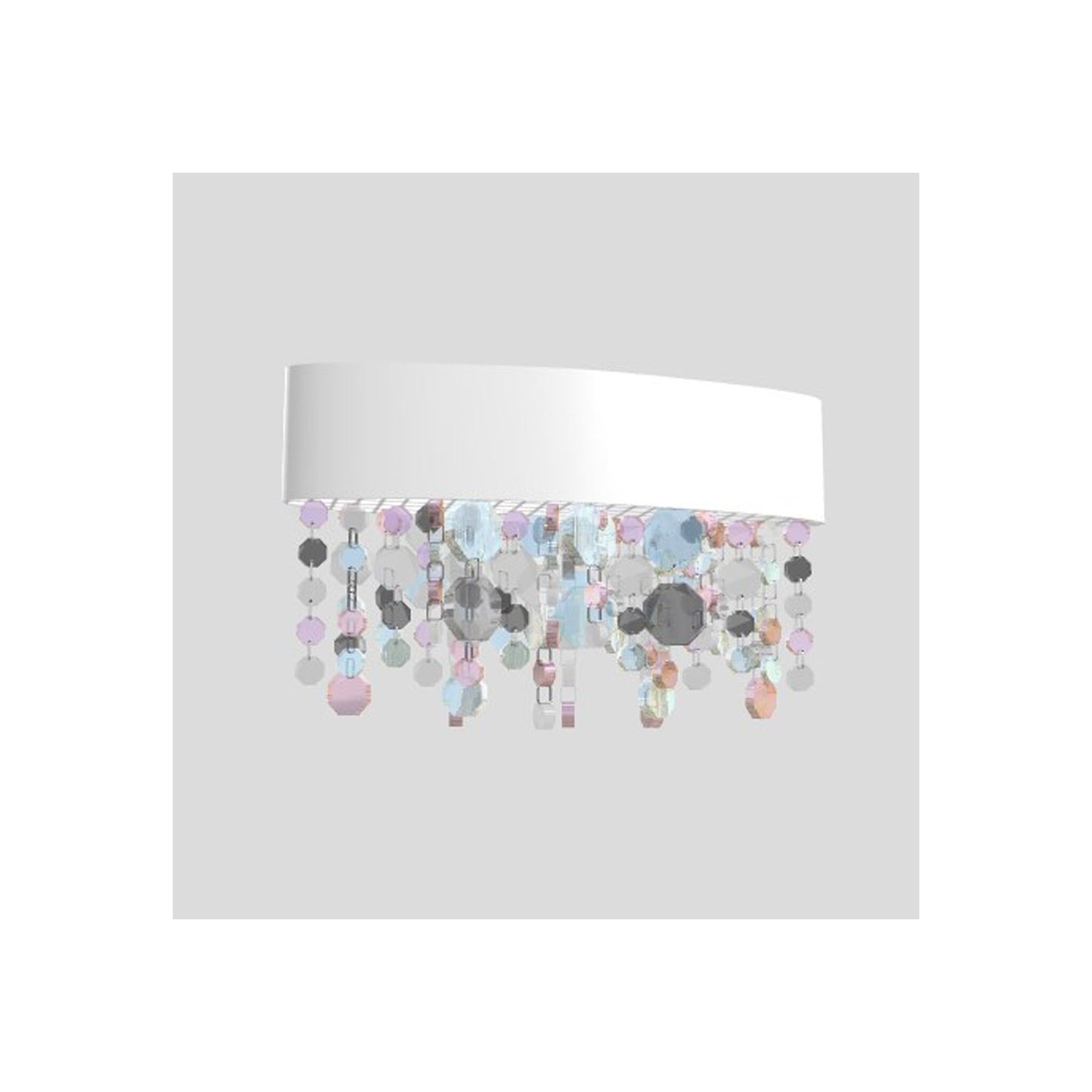 Ola A1 OV 30 E14 Wall Light with Colored Glass