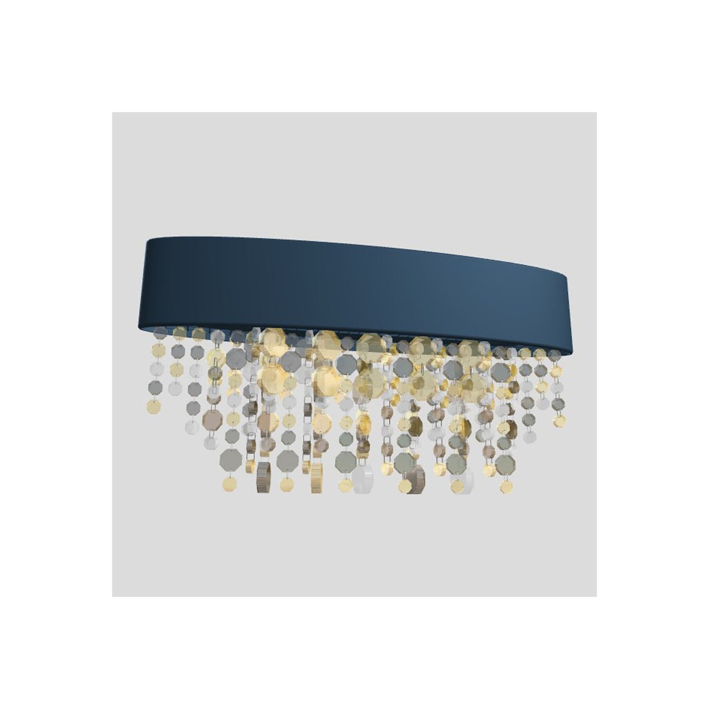 Ola A2 OV 50 E27 Wall Light with Colored Glass