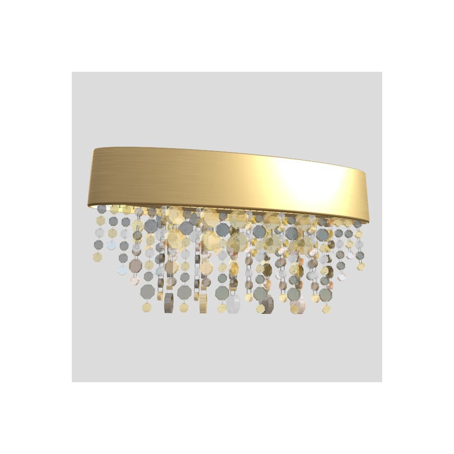 Ola A2 OV 50 E27 Wall Light with Colored Glass