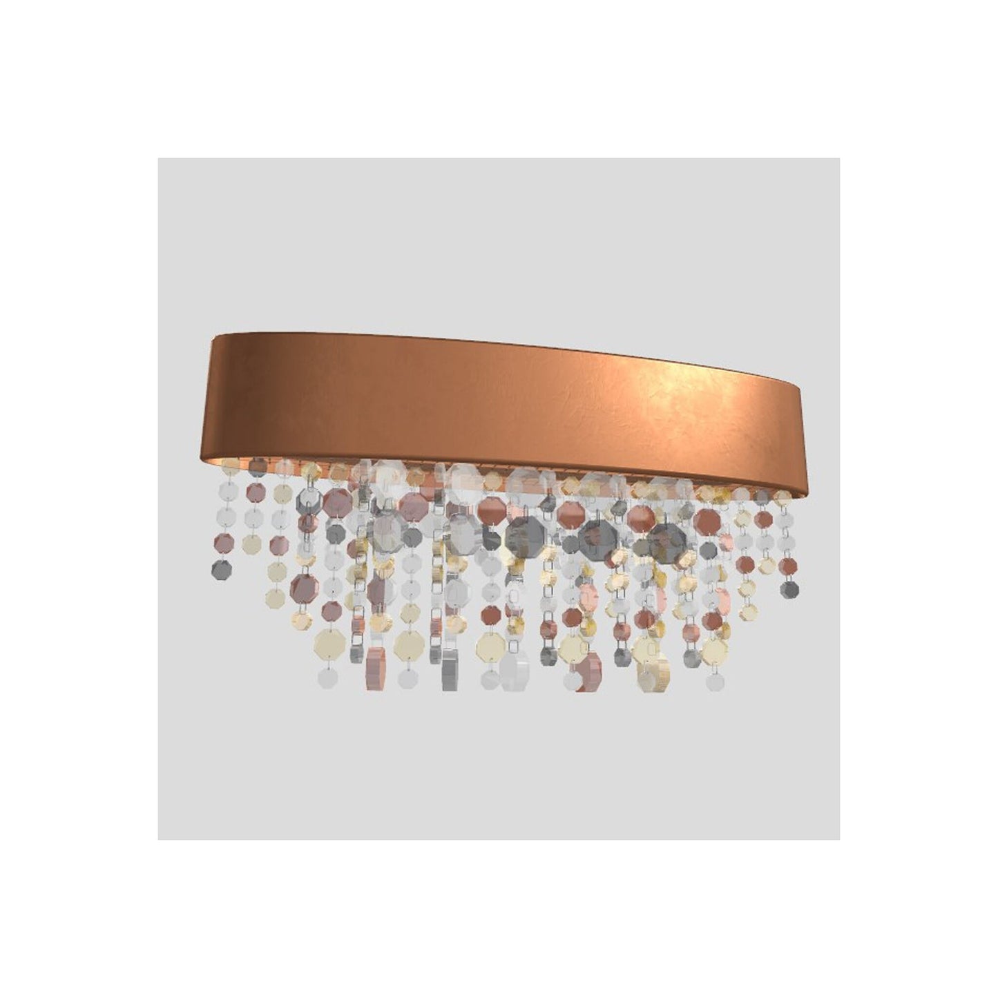 Ola A2 OV 50 E27 Wall Light with Colored Glass