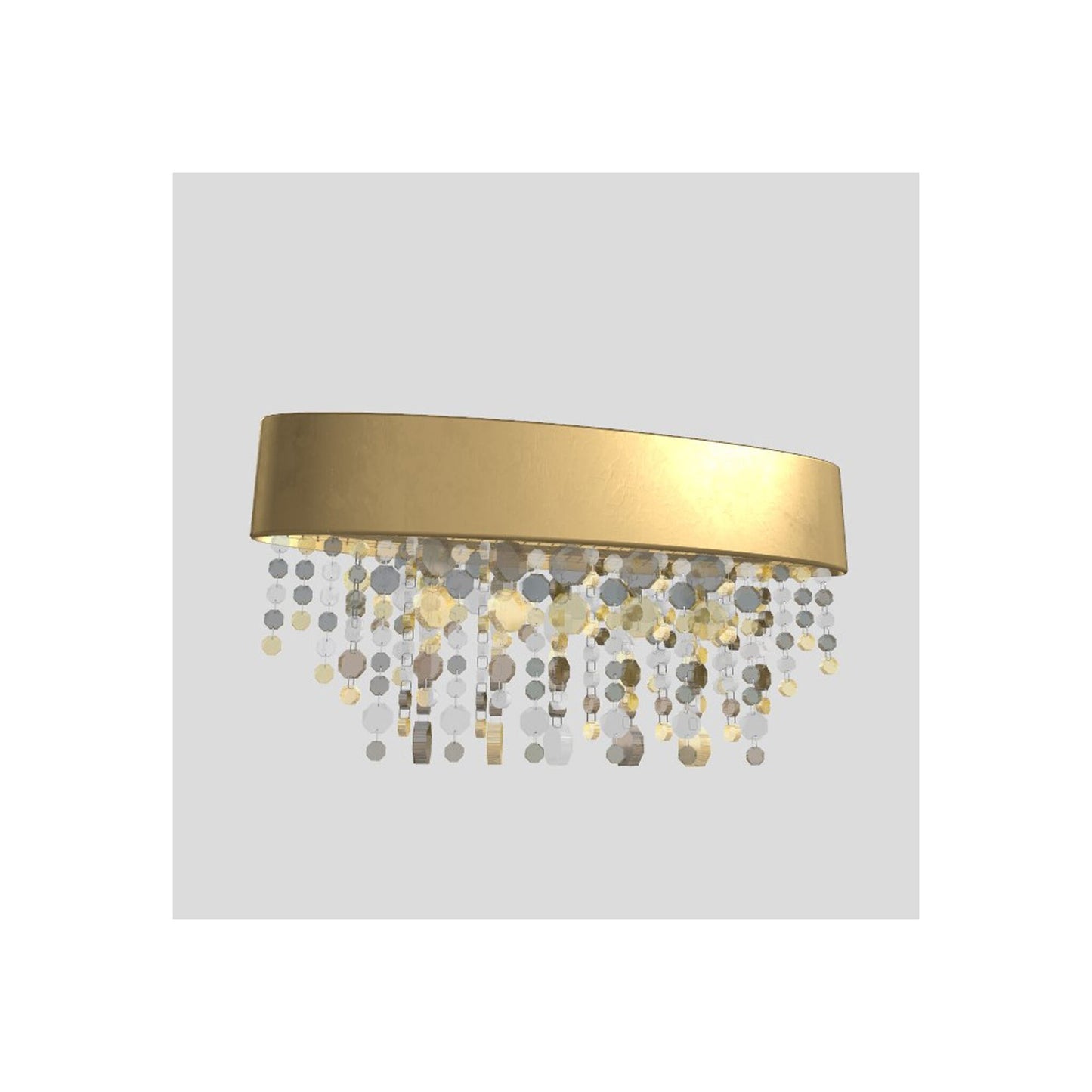 Ola A2 OV 50 E27 Wall Light with Colored Glass