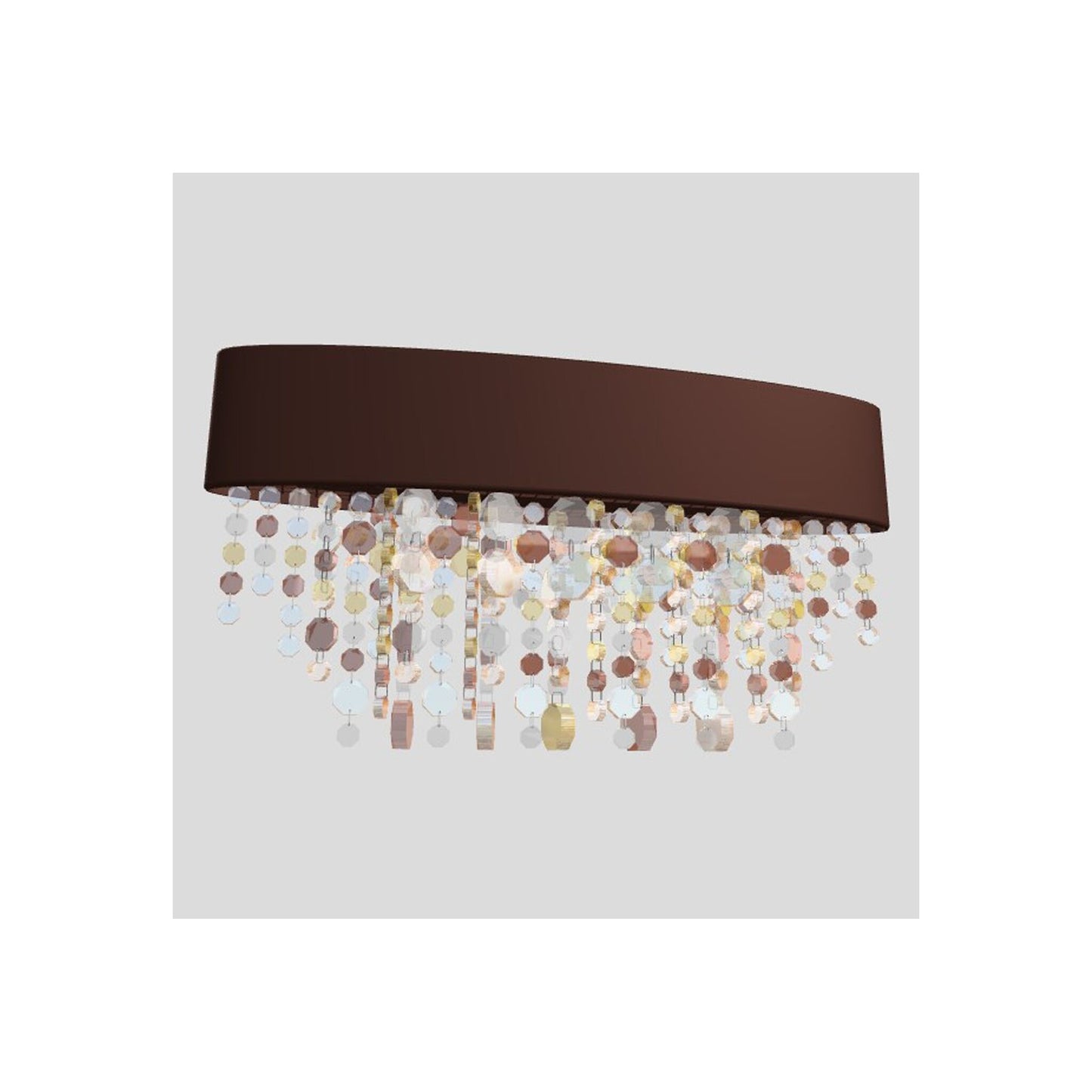 Ola A2 OV 50 E27 Wall Light with Colored Glass