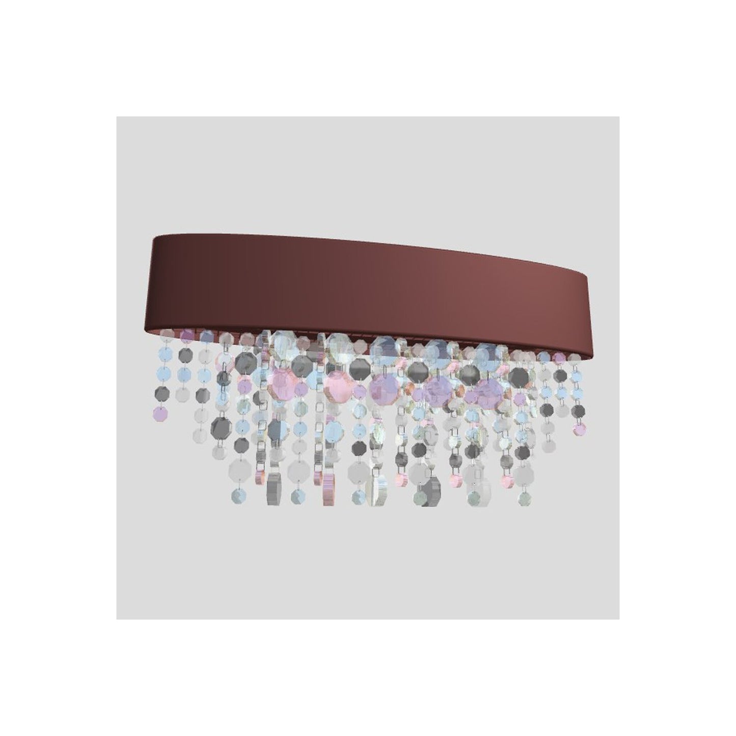 Ola A2 OV 50 E27 Wall Light with Colored Glass