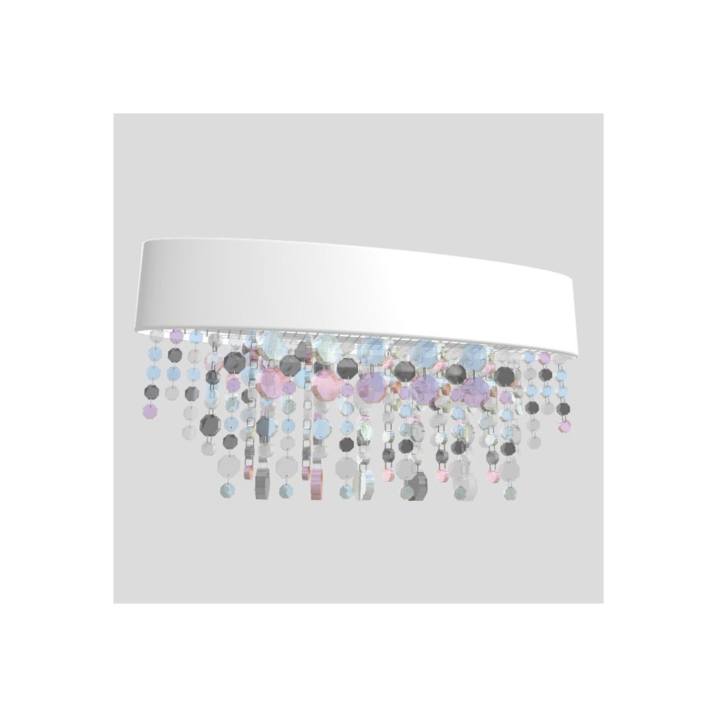 Ola A2 OV 50 E27 Wall Light with Colored Glass