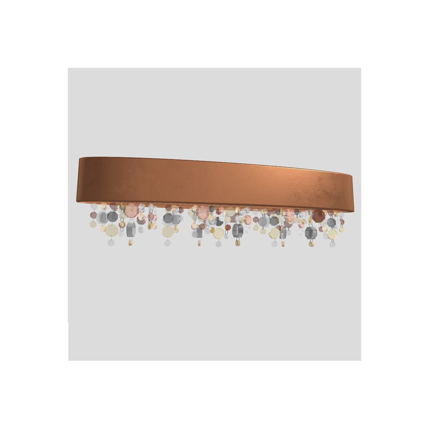 Ola A2 OV 70 LED Wall Light with Colored Glass
