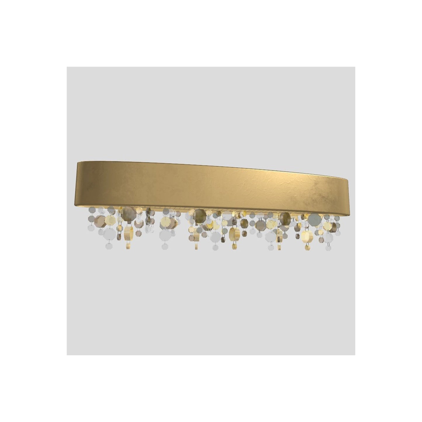 Ola A2 OV 70 LED Wall Light with Colored Glass