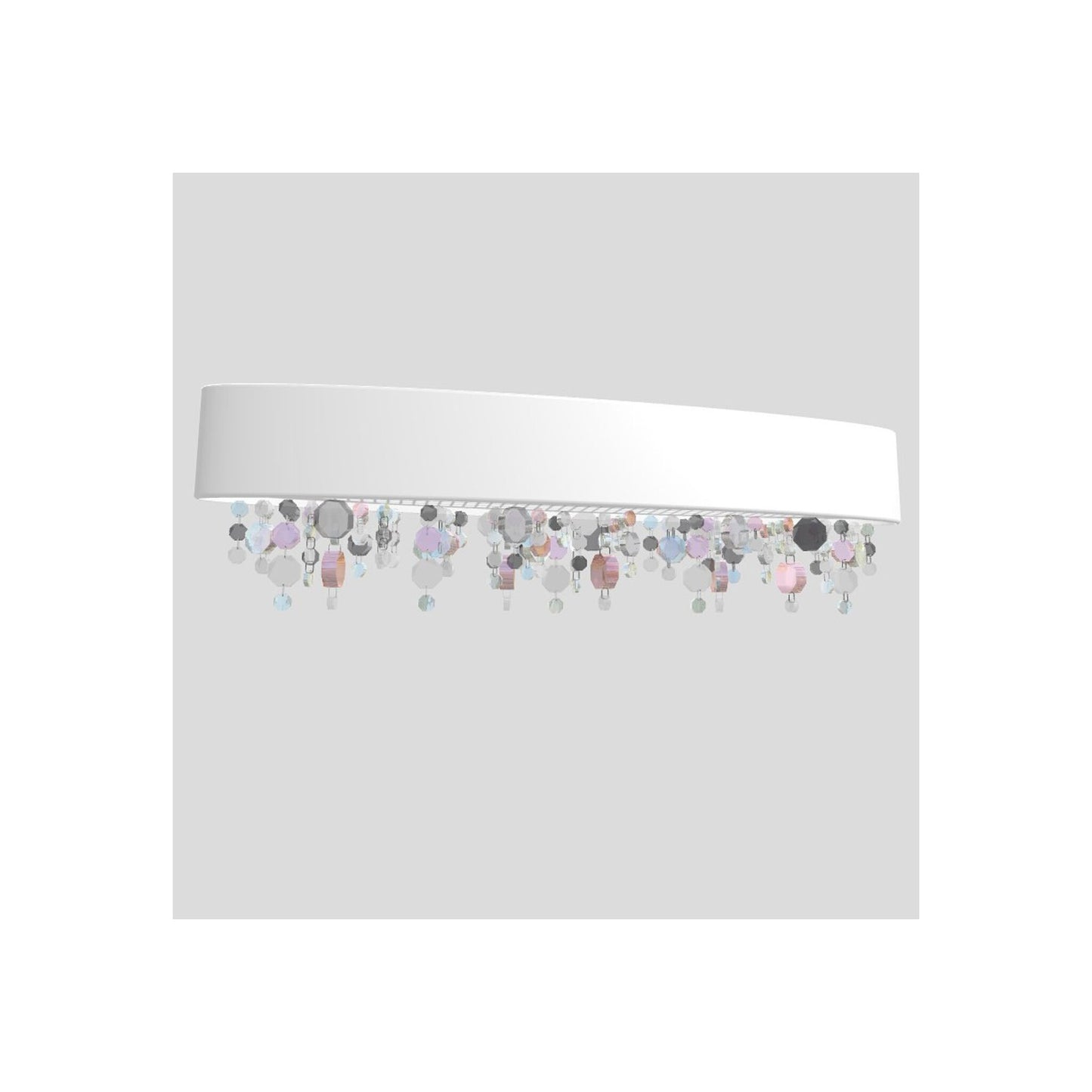 Ola A2 OV 70 LED Wall Light with Colored Glass