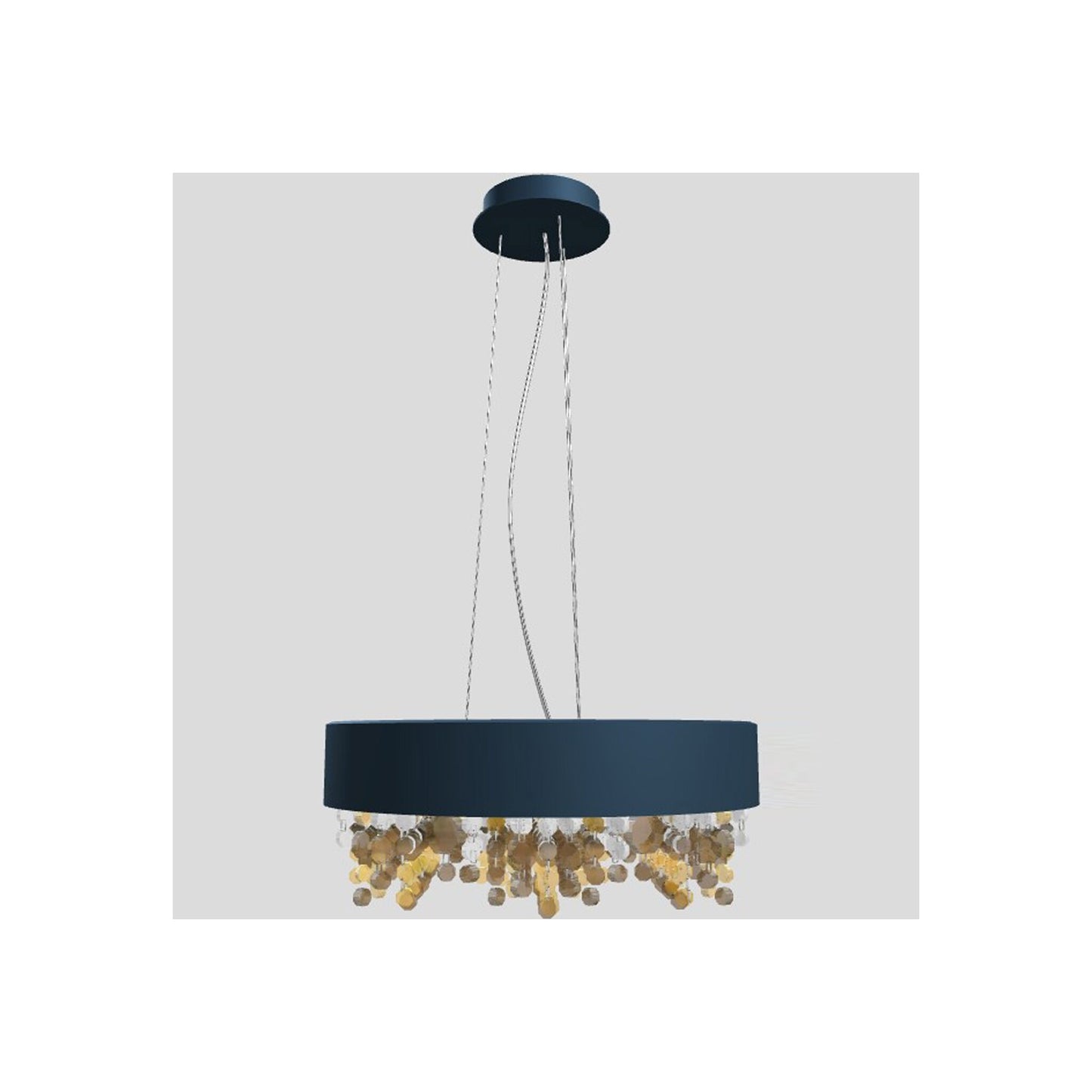 Ola S6 40 Small LED Pendant with Colored Glass