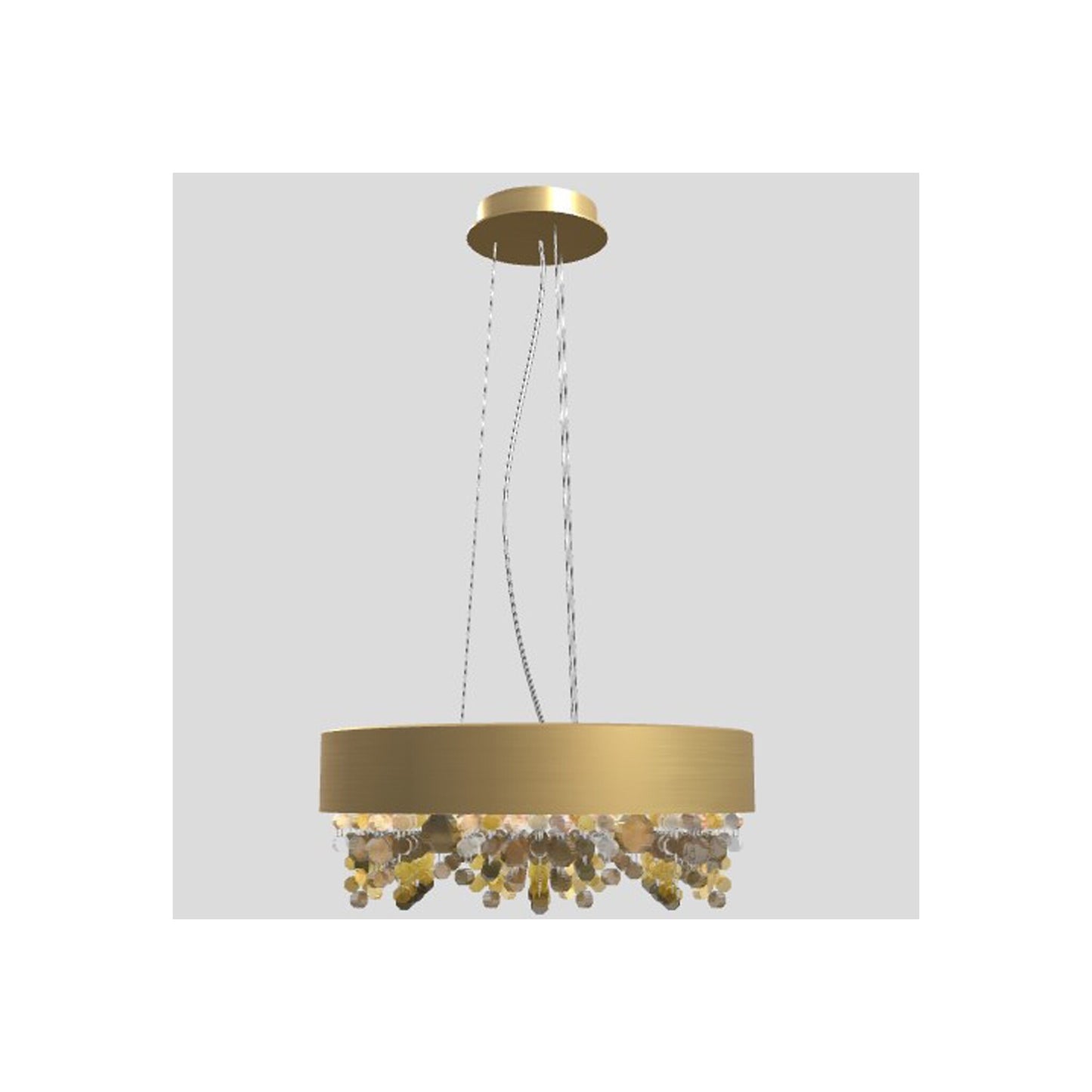 Ola S6 40 Small LED Pendant with Colored Glass