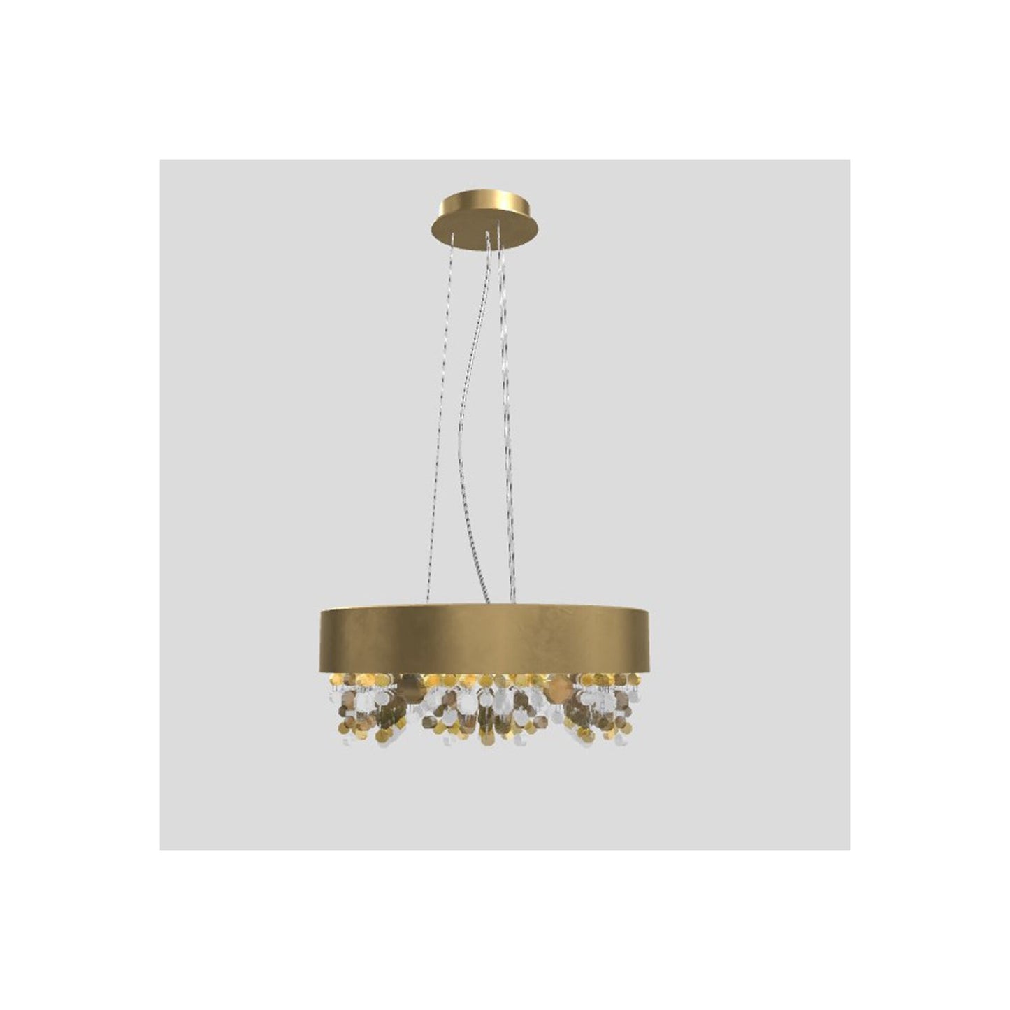 Ola S6 40 Small LED Pendant with Colored Glass