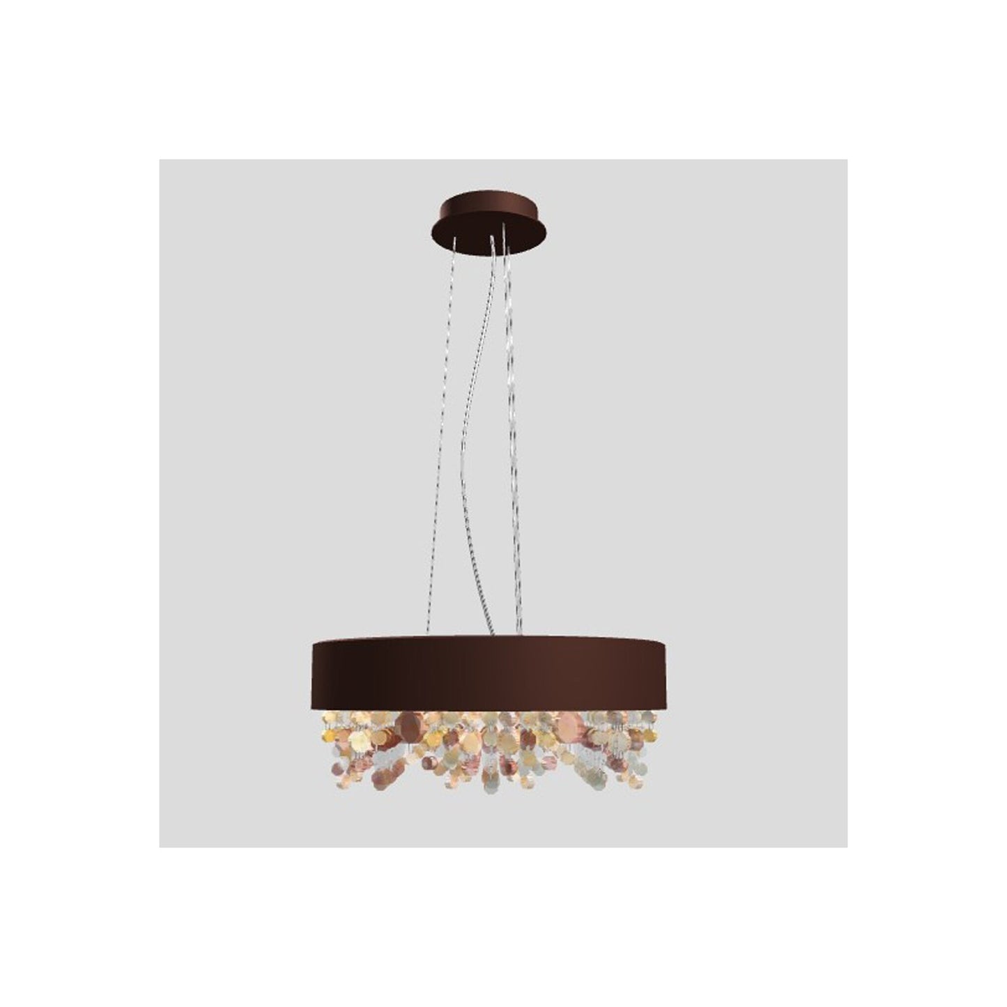 Ola S6 40 Small LED Pendant with Colored Glass