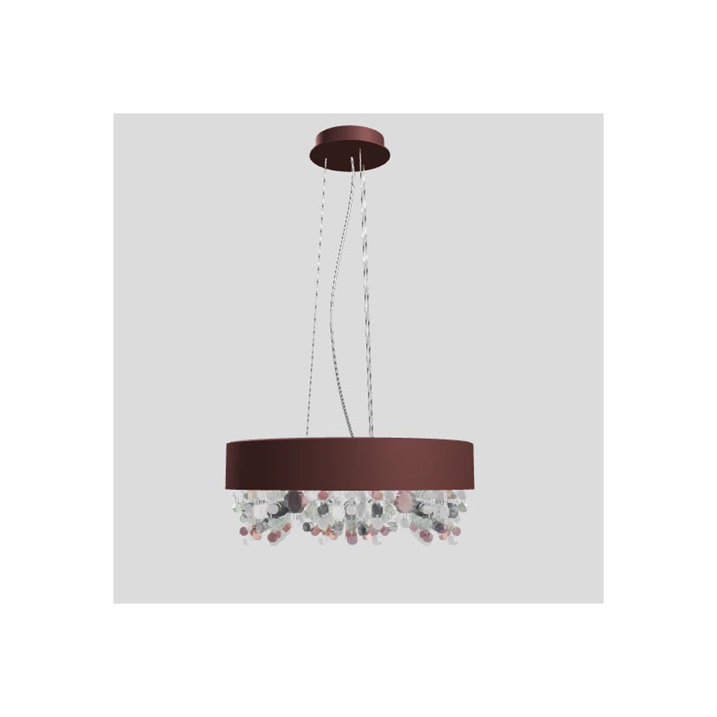 Ola S6 40 Small LED Pendant with Colored Glass