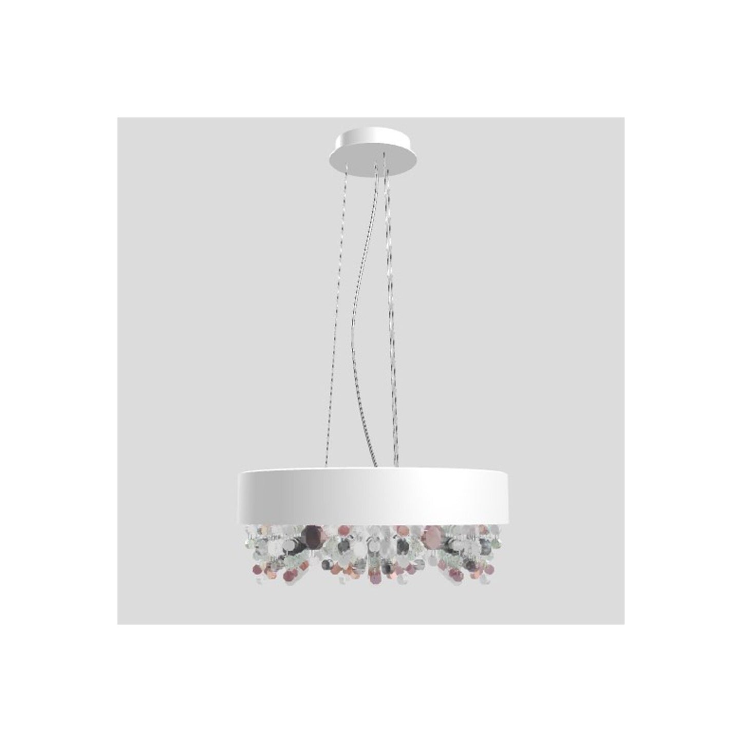 Ola S6 40 Small LED Pendant with Colored Glass